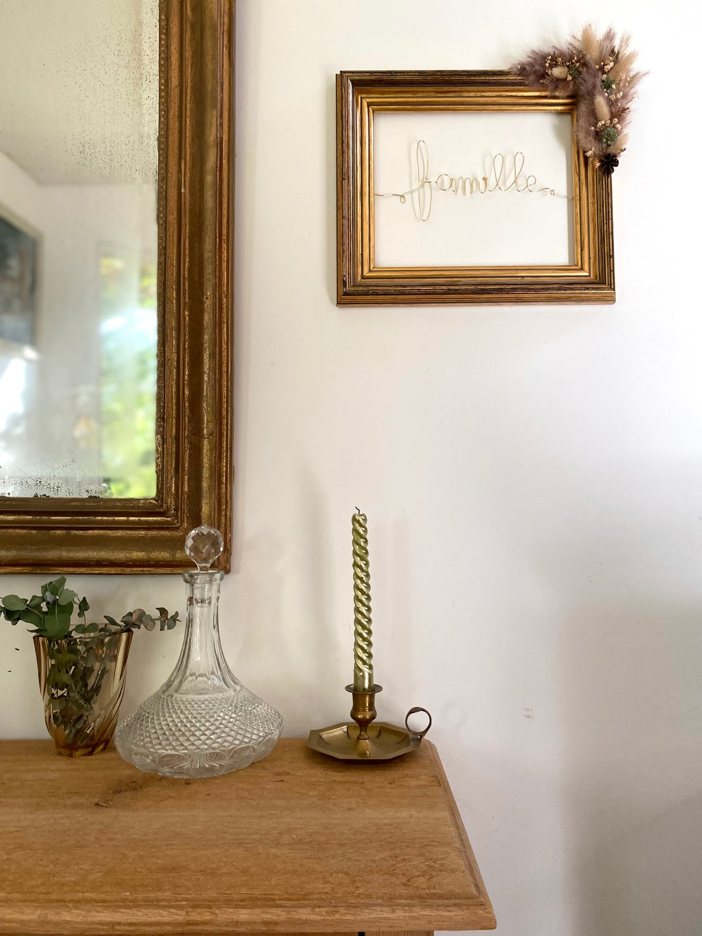 Cadre ancien décoré