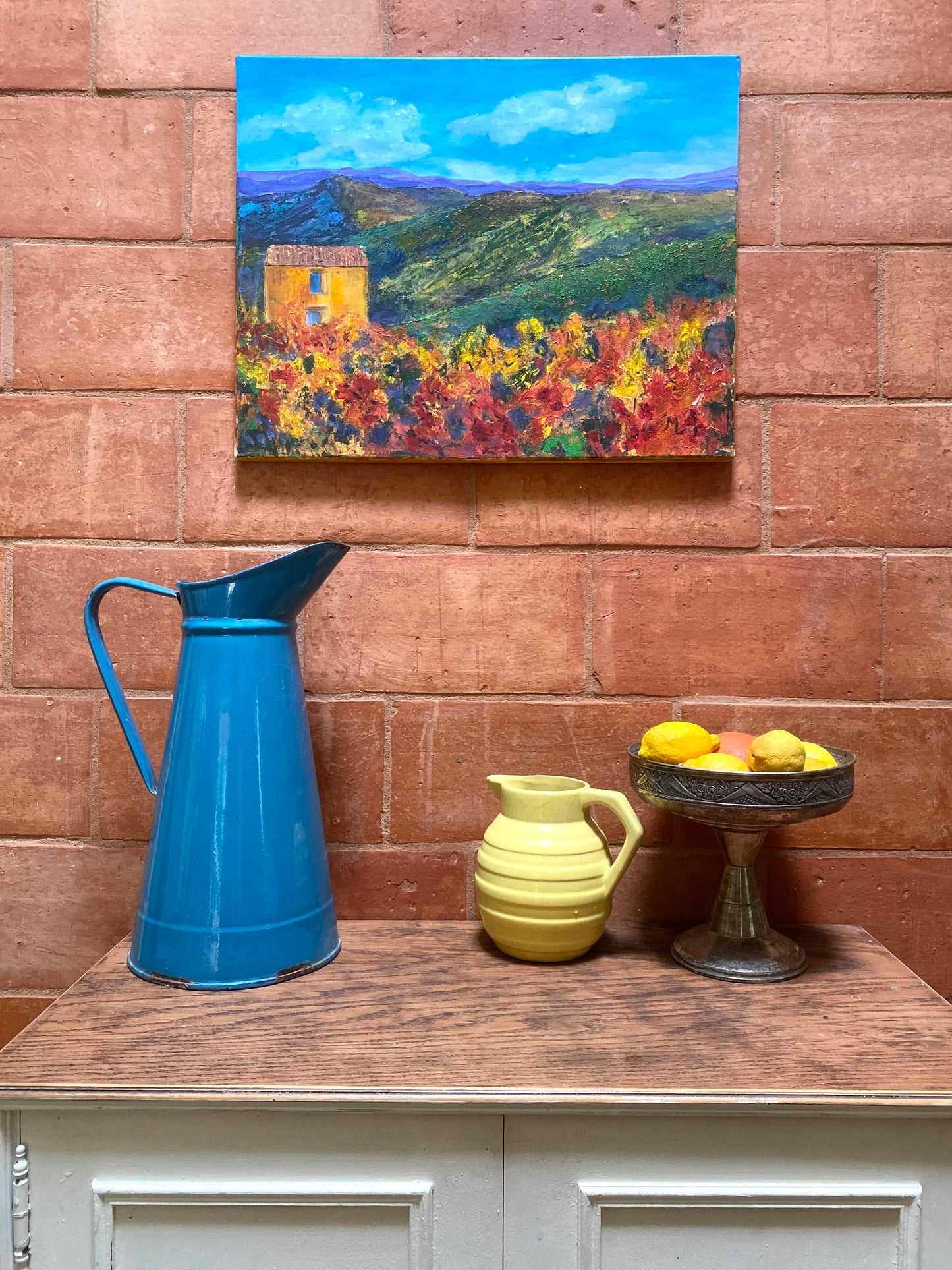 Huile sur toile vintage