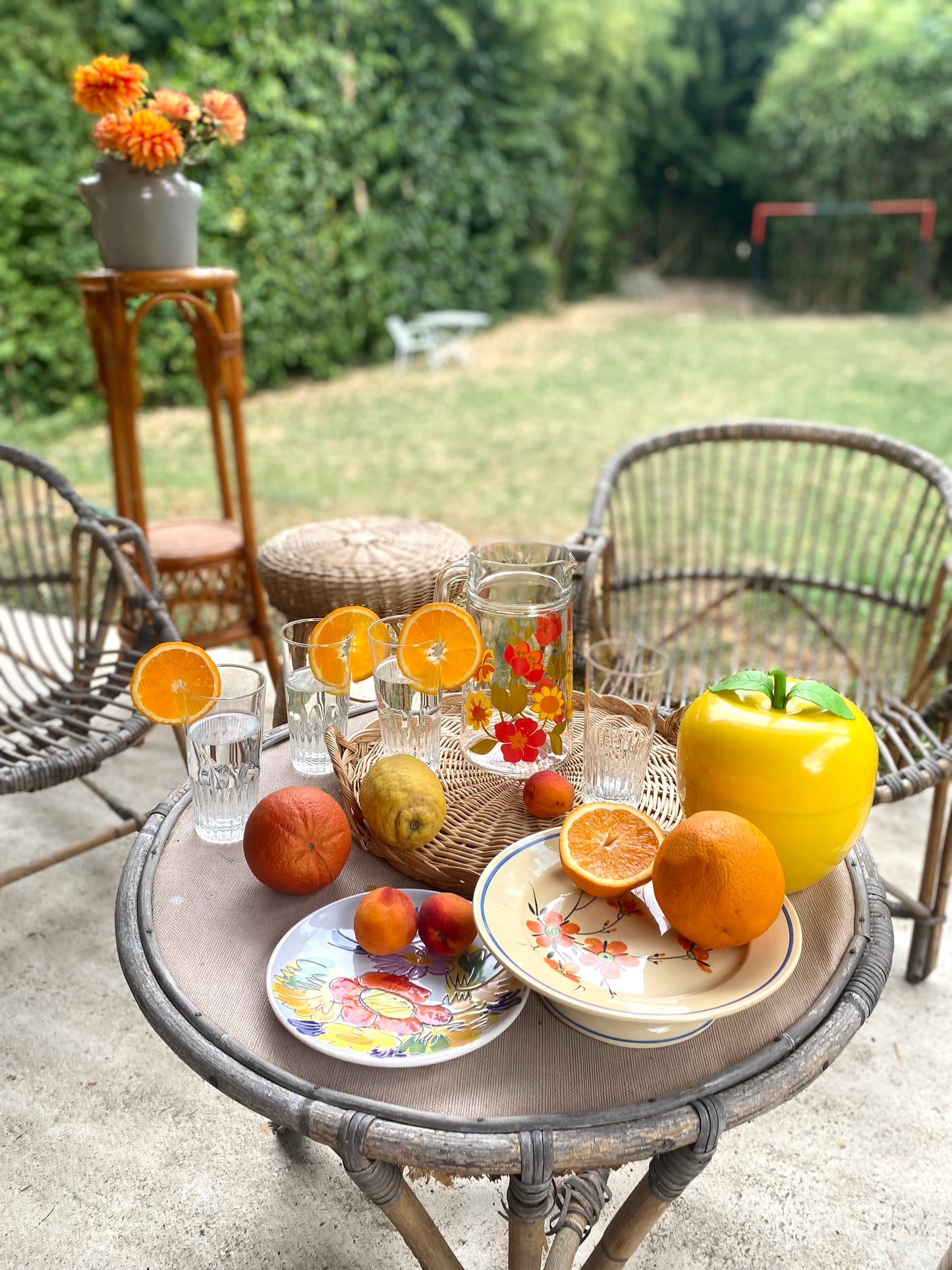 Service à orangeade 70’s