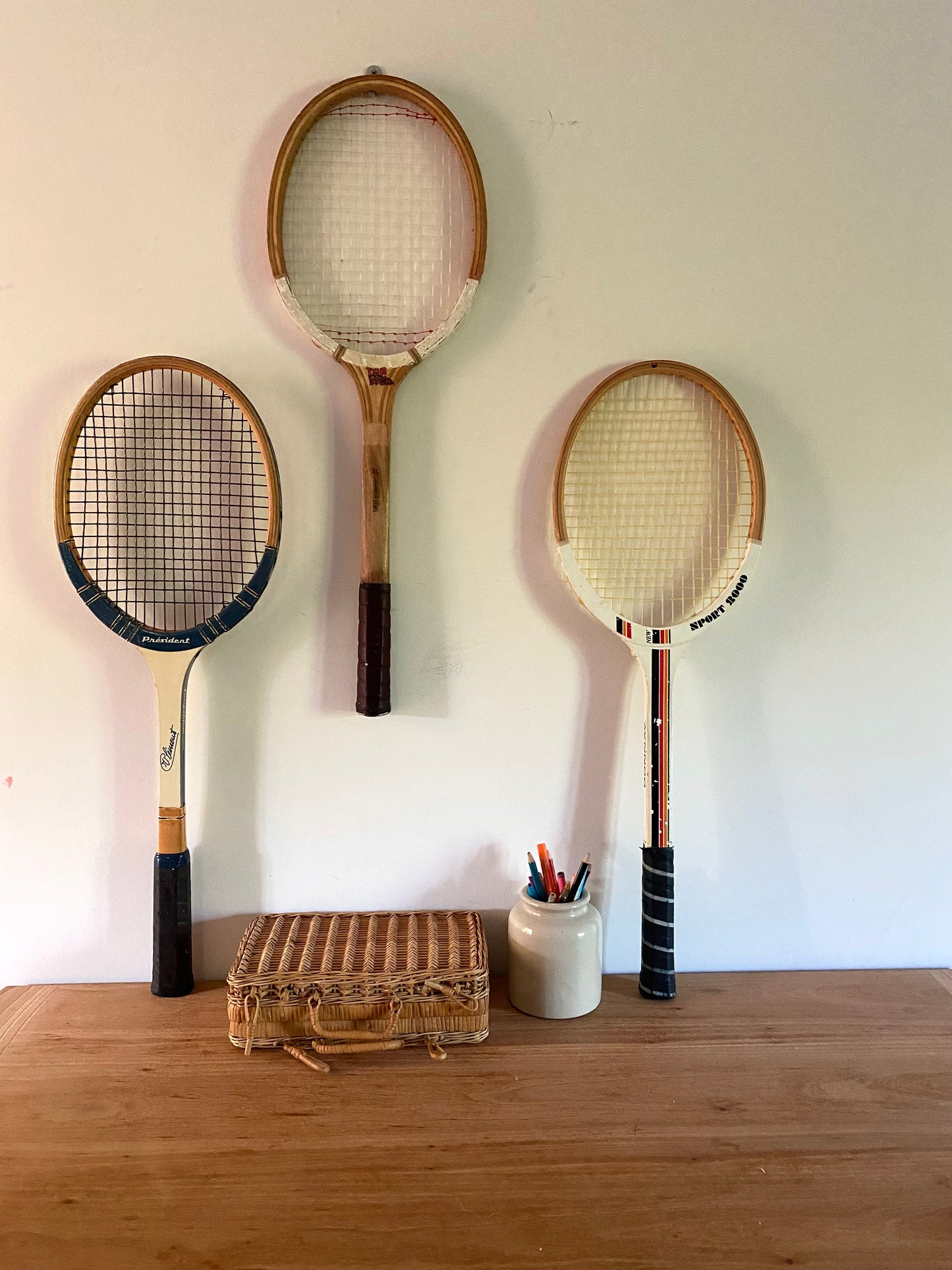 Raquette de tennis vintage