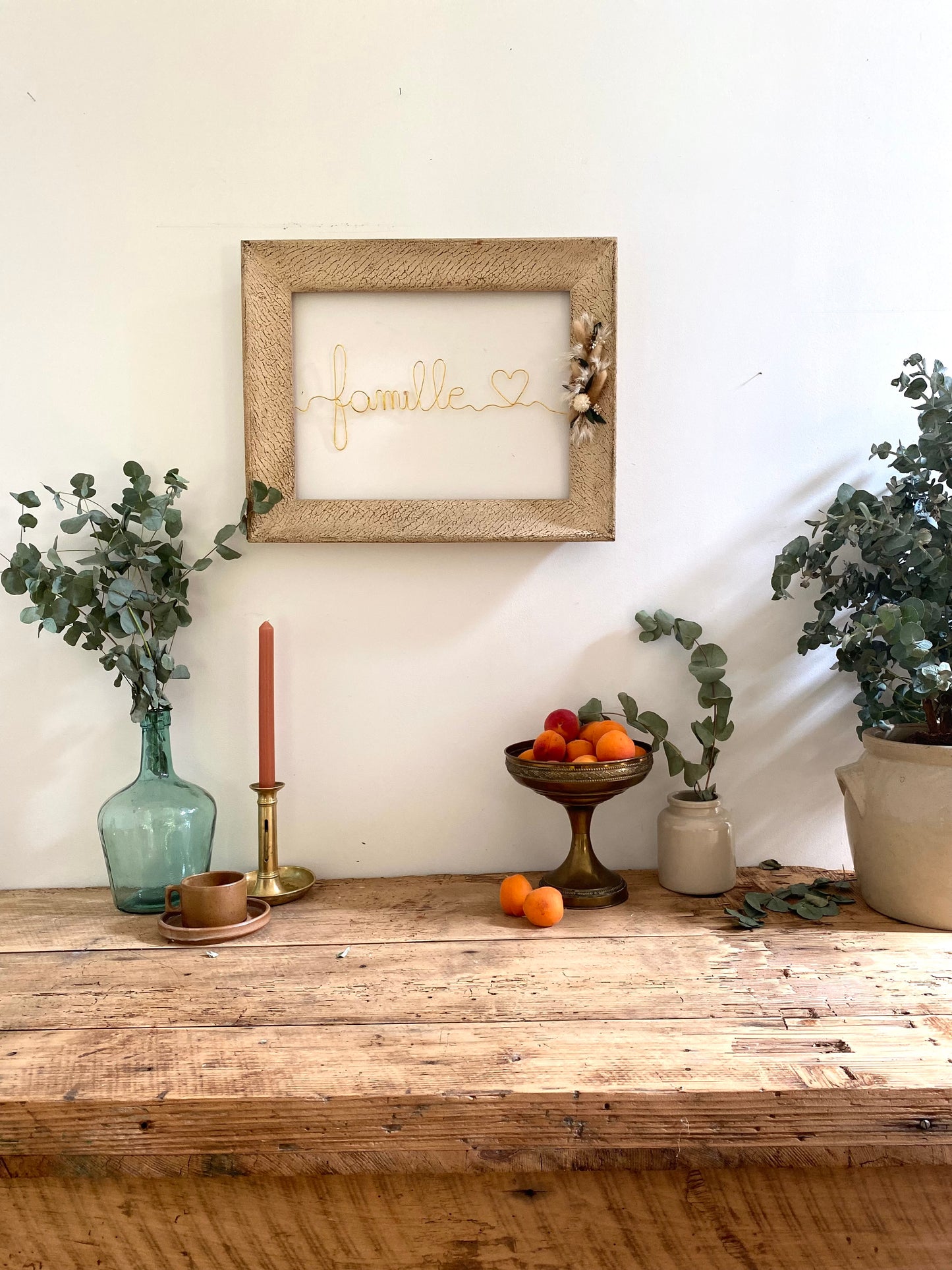 Cadre ancien décoré