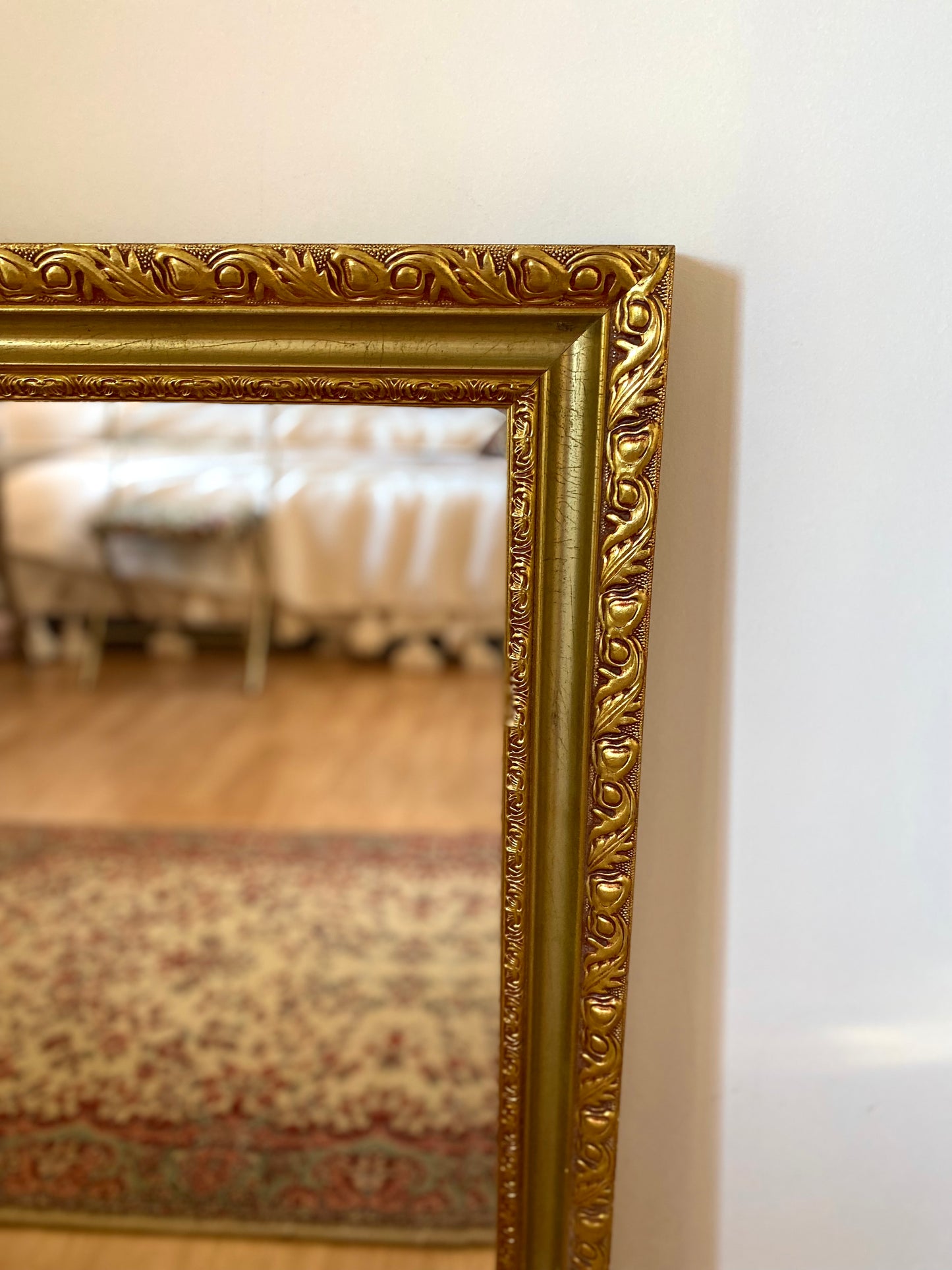 Grand miroir ancien biseauté