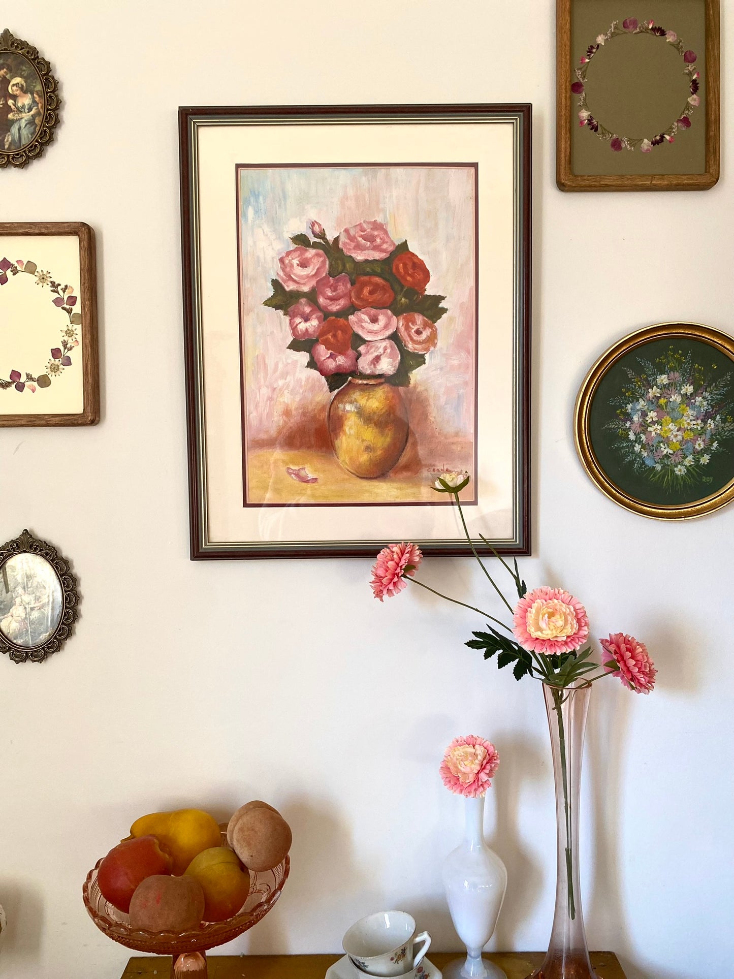 Peinture ancienne encadrée