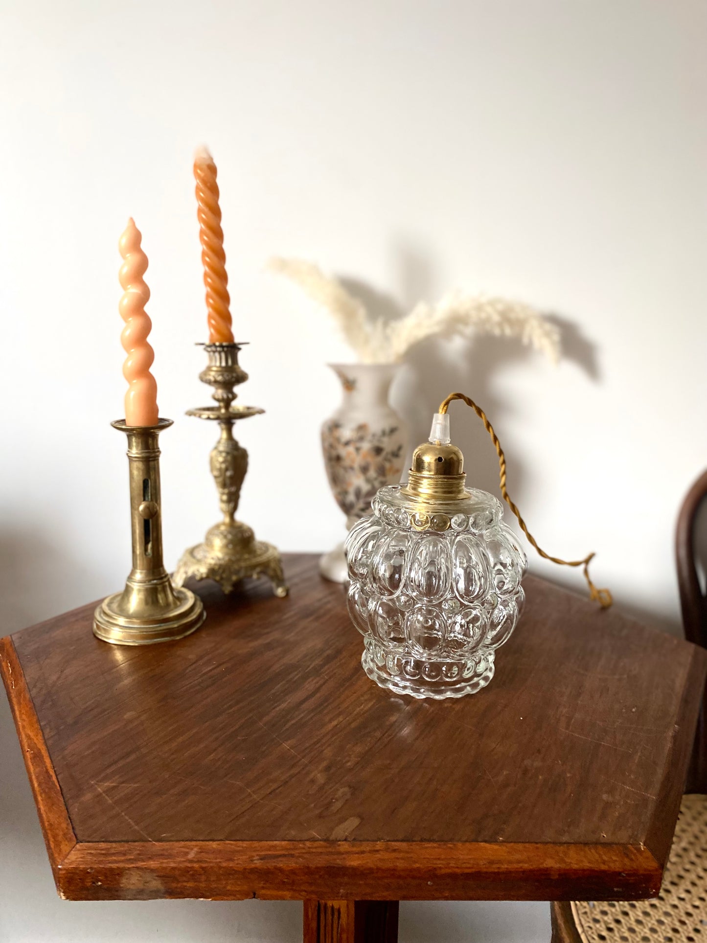 Baladeuse en verre bullé