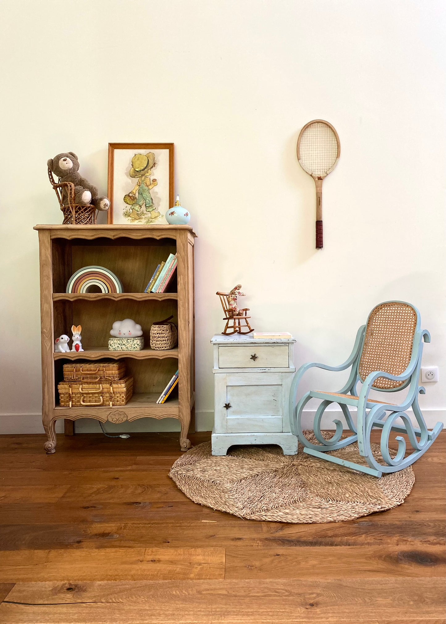 Rocking chair vintage pour enfant