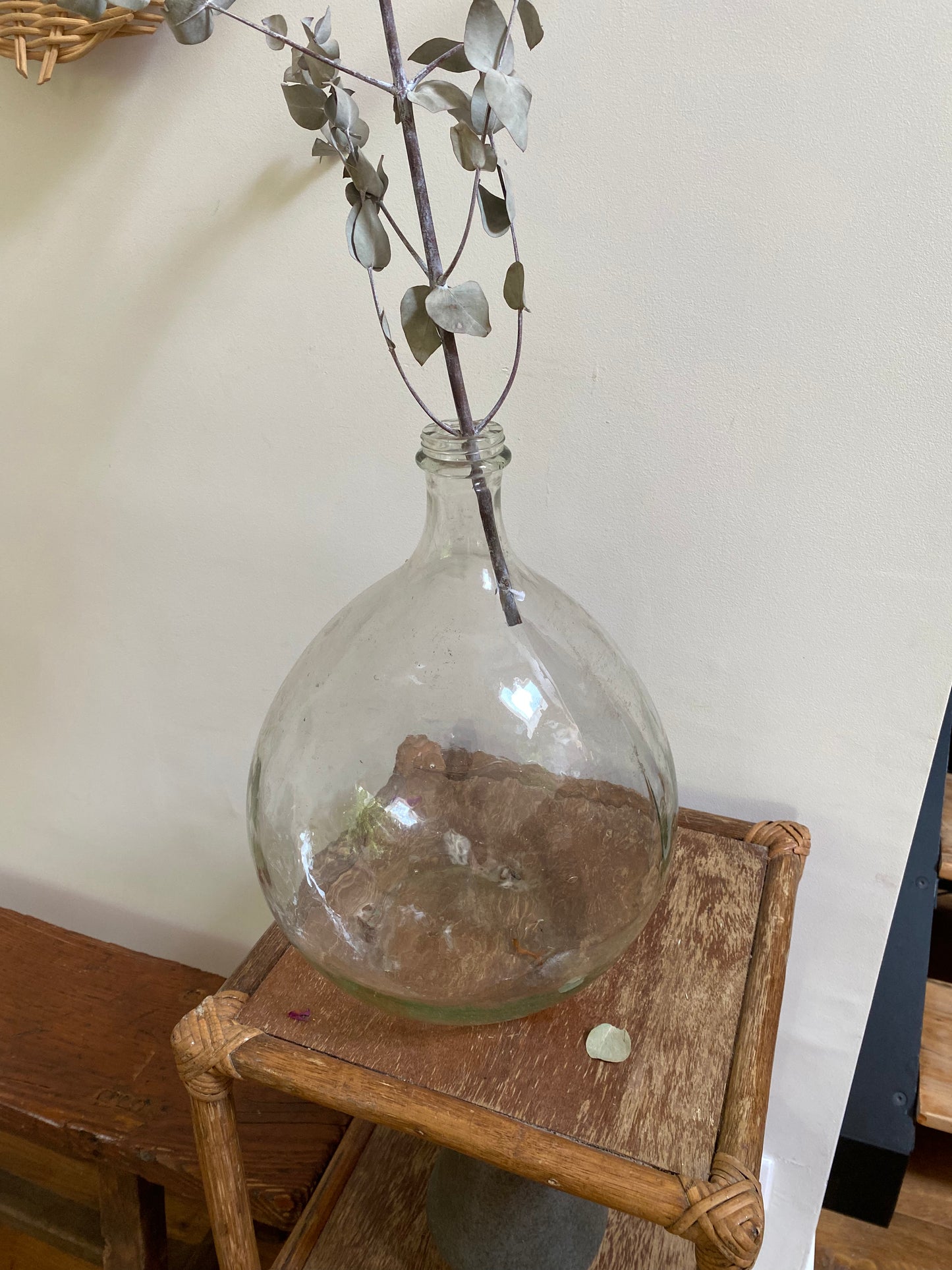 Dame Jeanne ancienne en verre