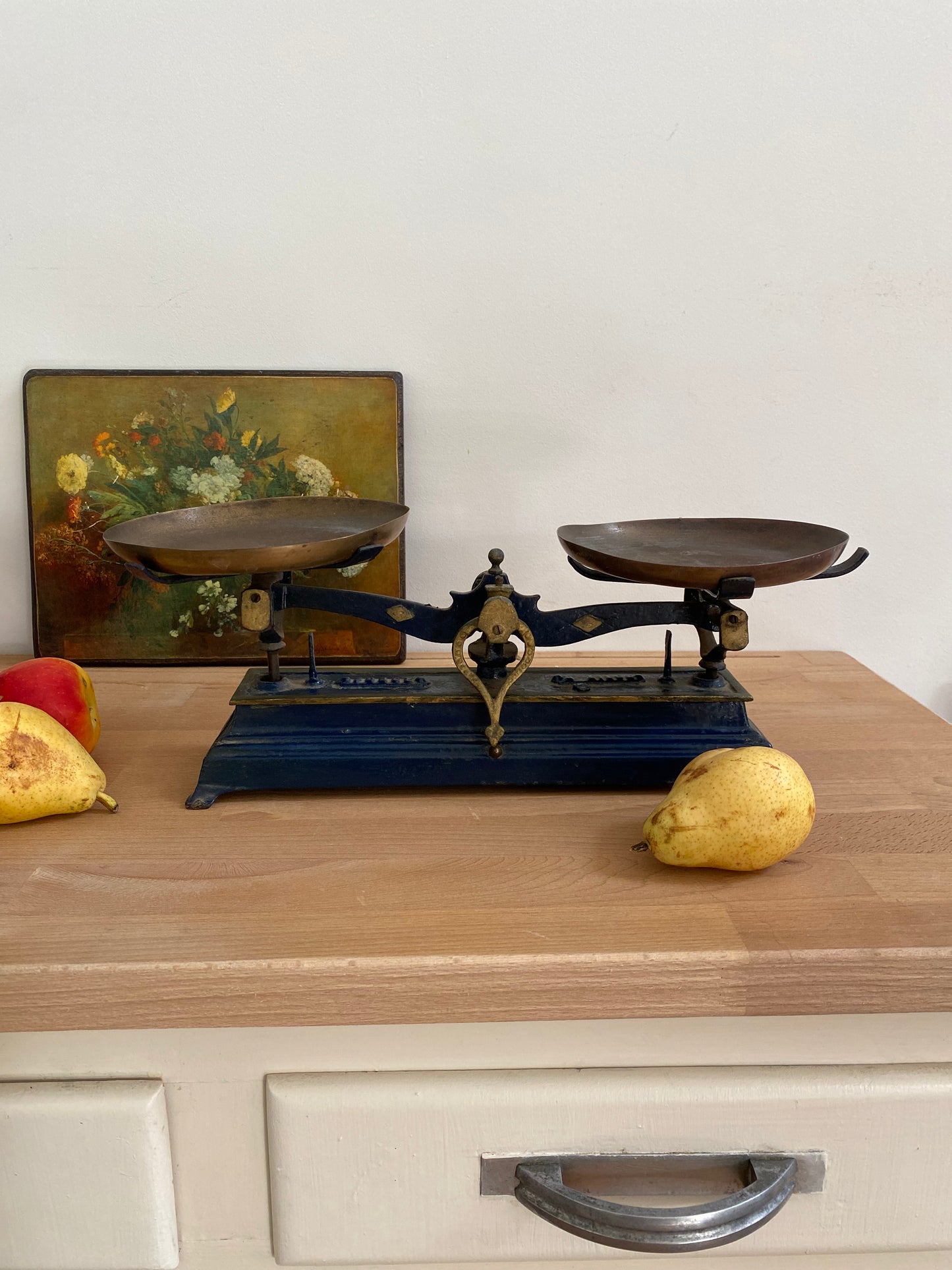 Balance de cuisine ancienne en fonte