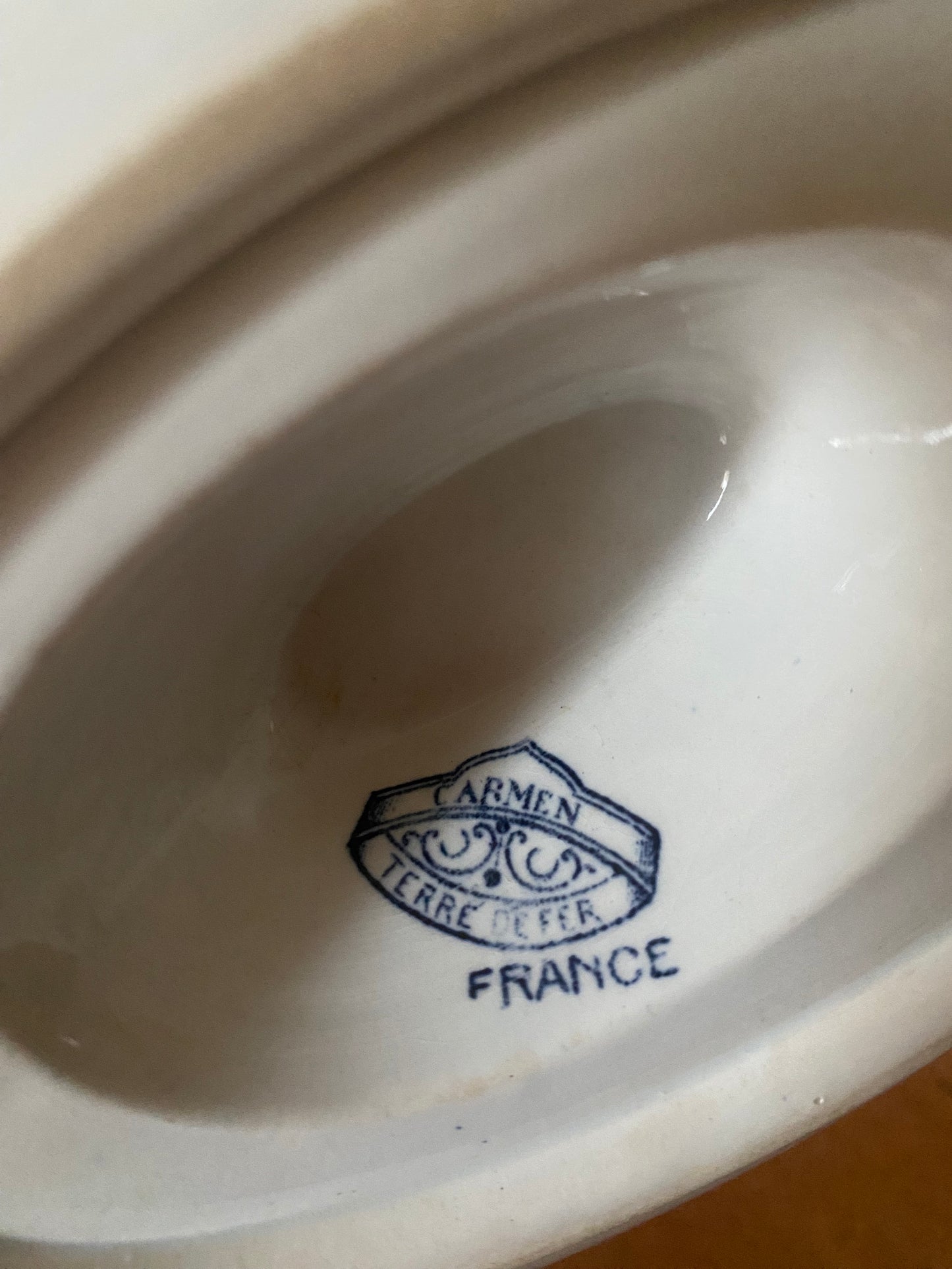 Saucière Terre de fer Sarreguemines