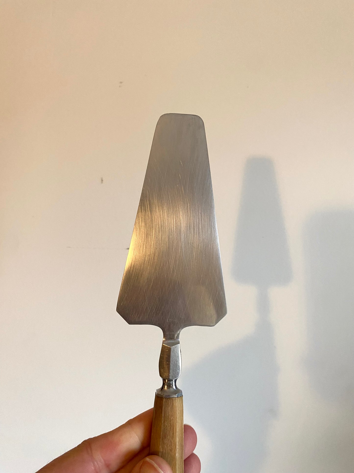 Service à dessert en corne ancienne