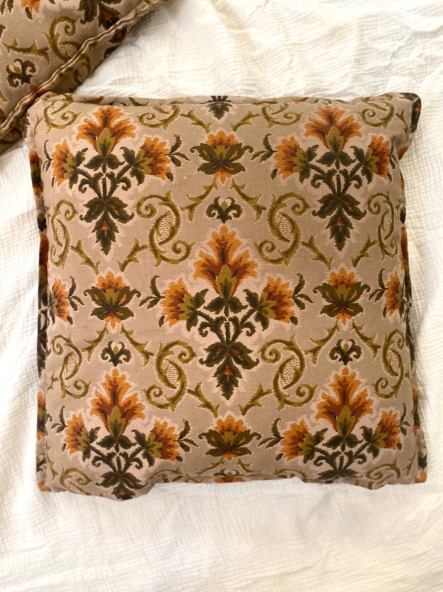 Ravissant duo de coussins en jacquard 70