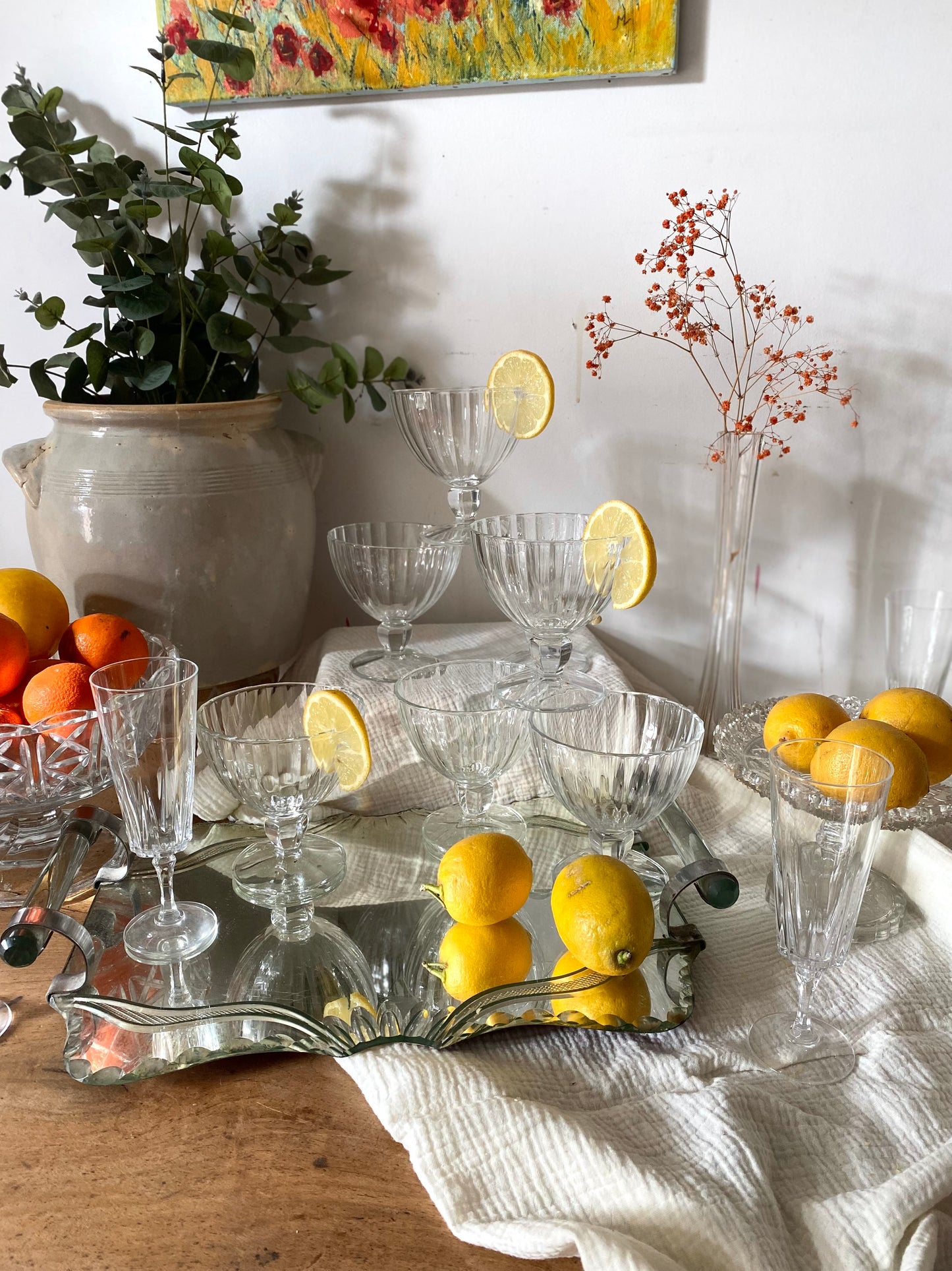 7 Coupes à glace vintage