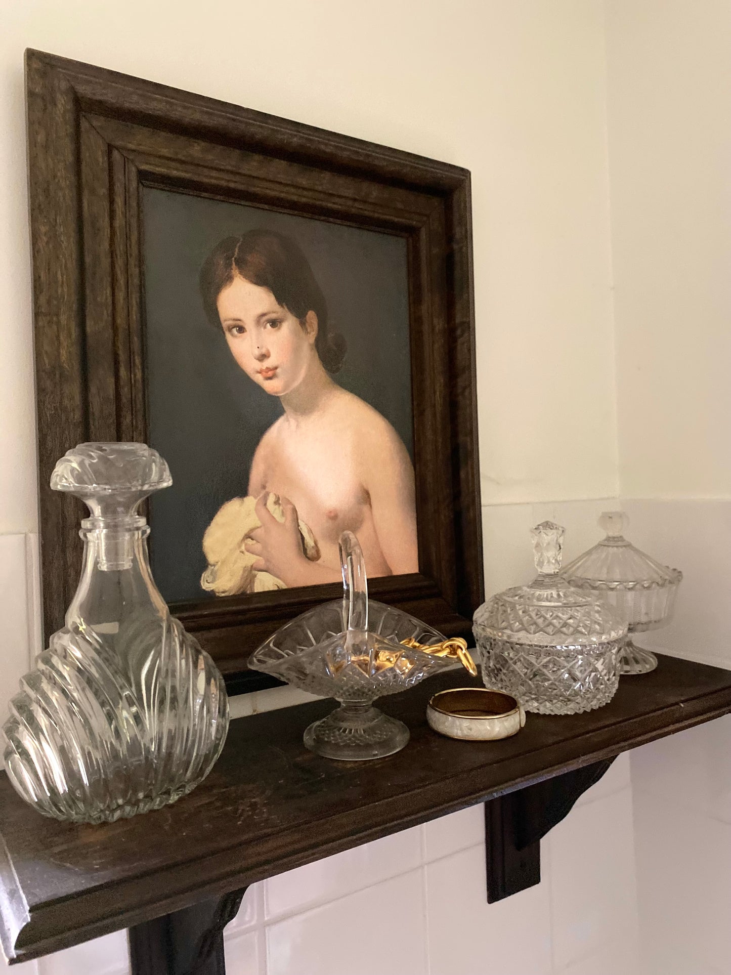 Petite corbeille en verre