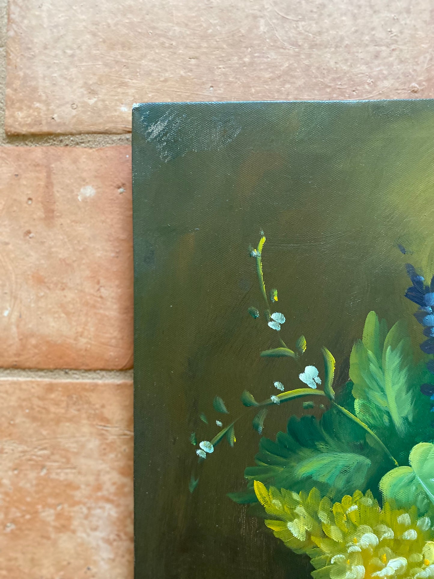 Huile sur toile ancienne