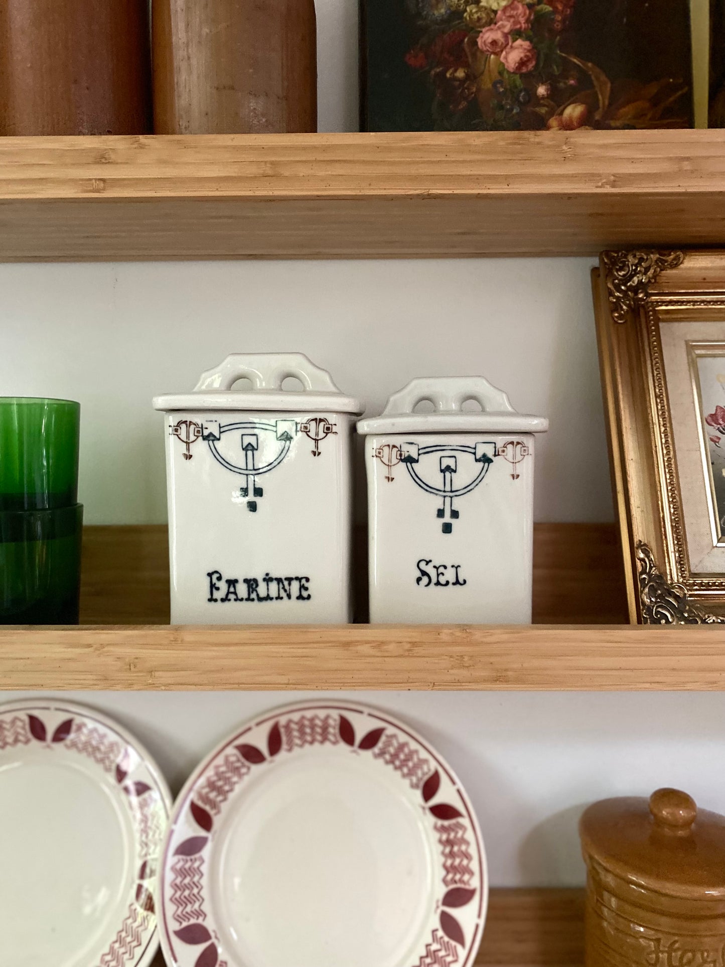 Duo de pots à épices 1920