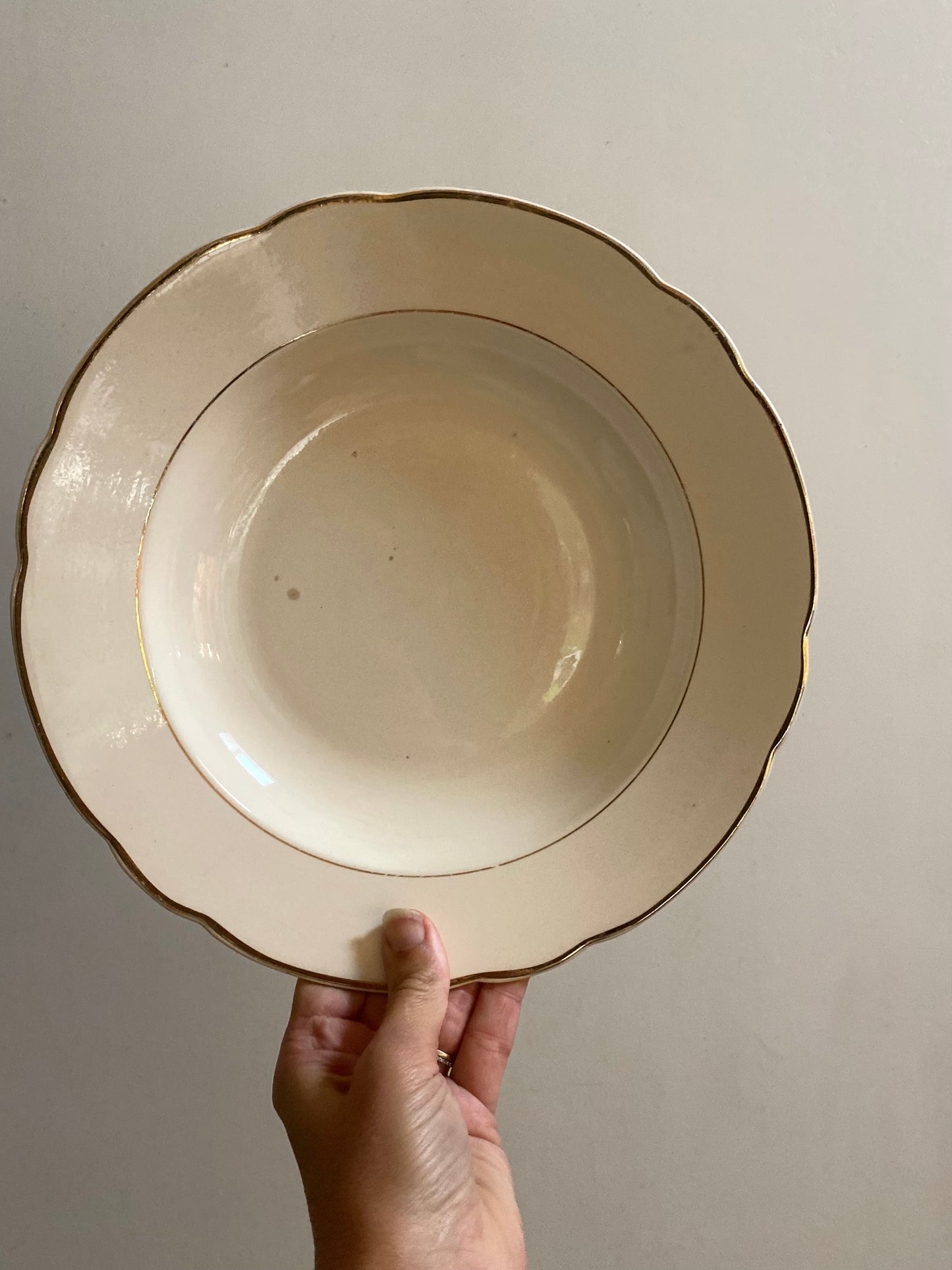 Plat de service creux