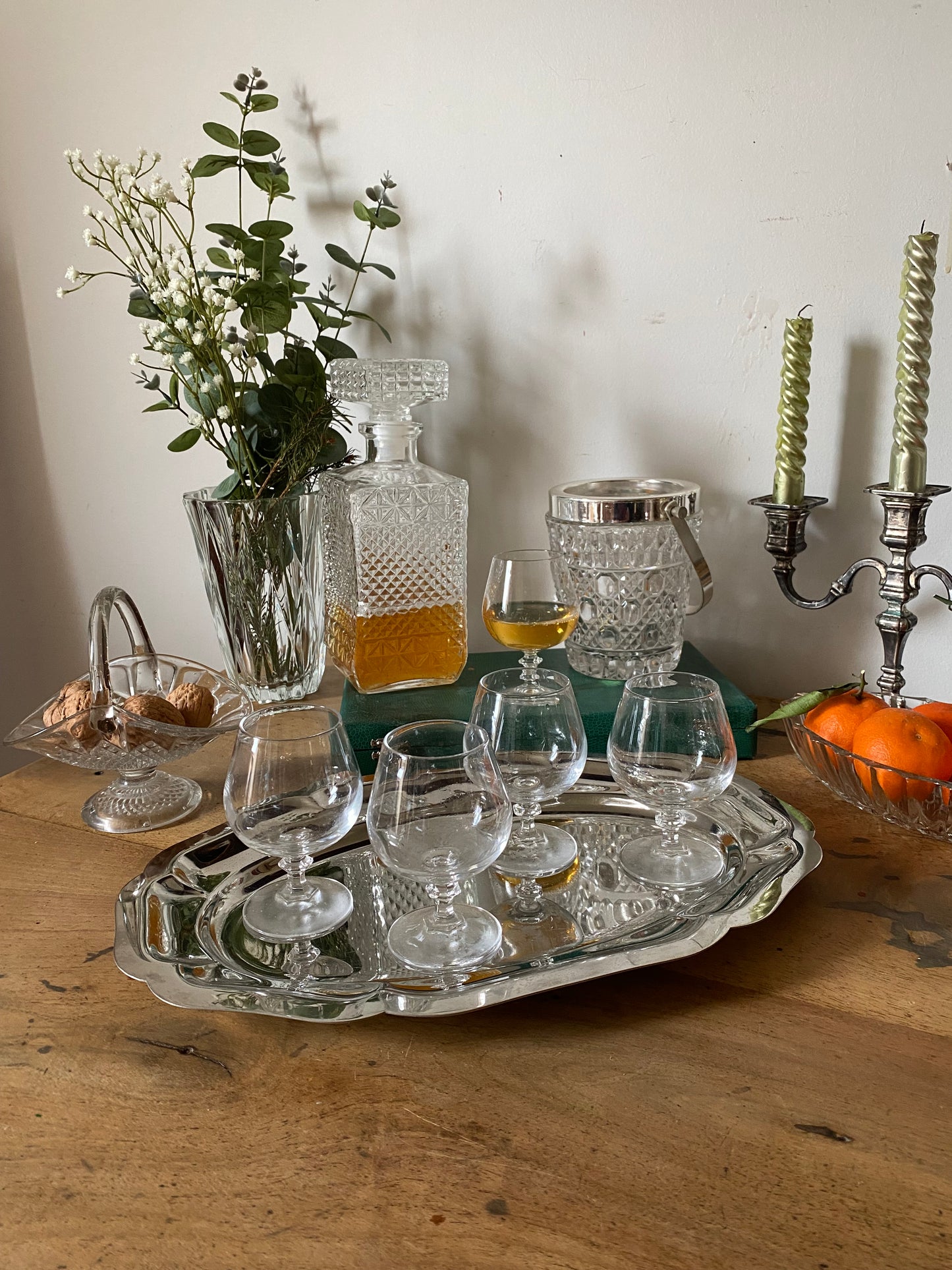 Service à digestif en cristal ancien