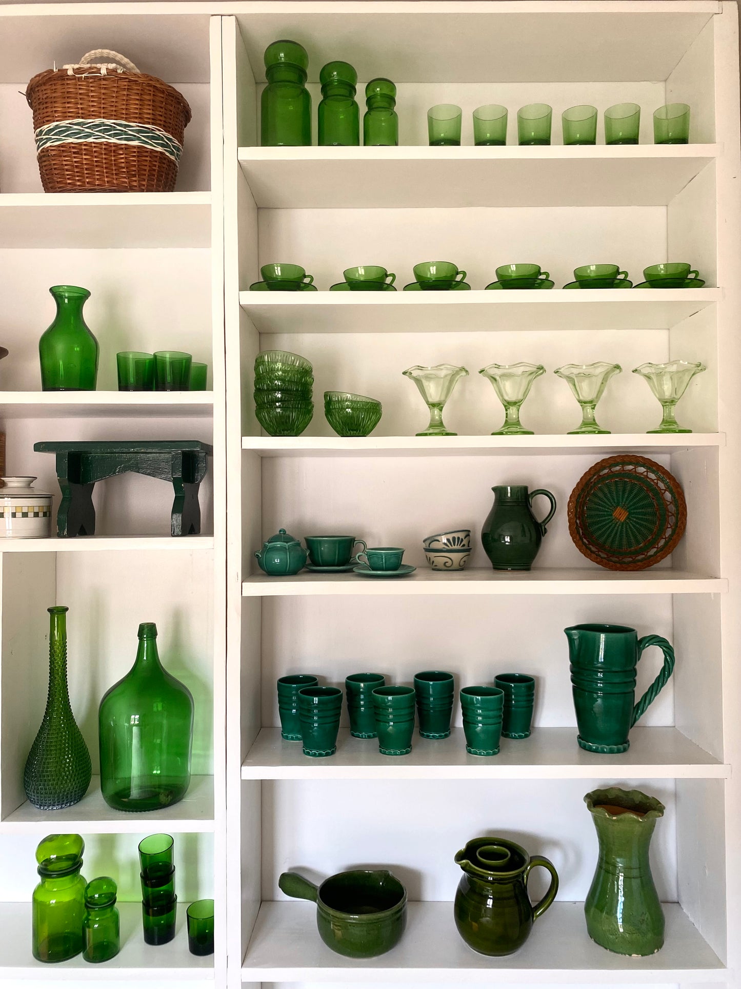 Coupes à glace en verre vintage