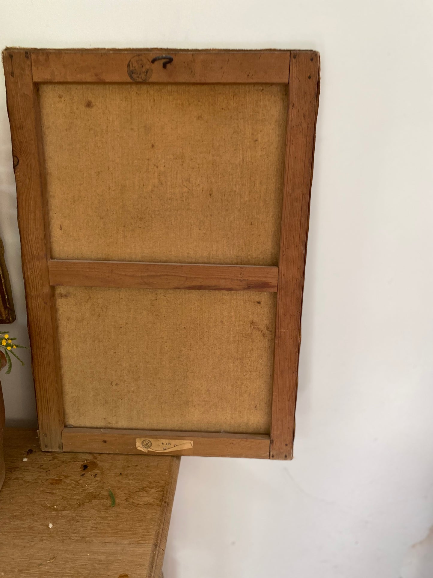 Portrait de jeune femme à la rose – Huile sur toile XIXe/XXe