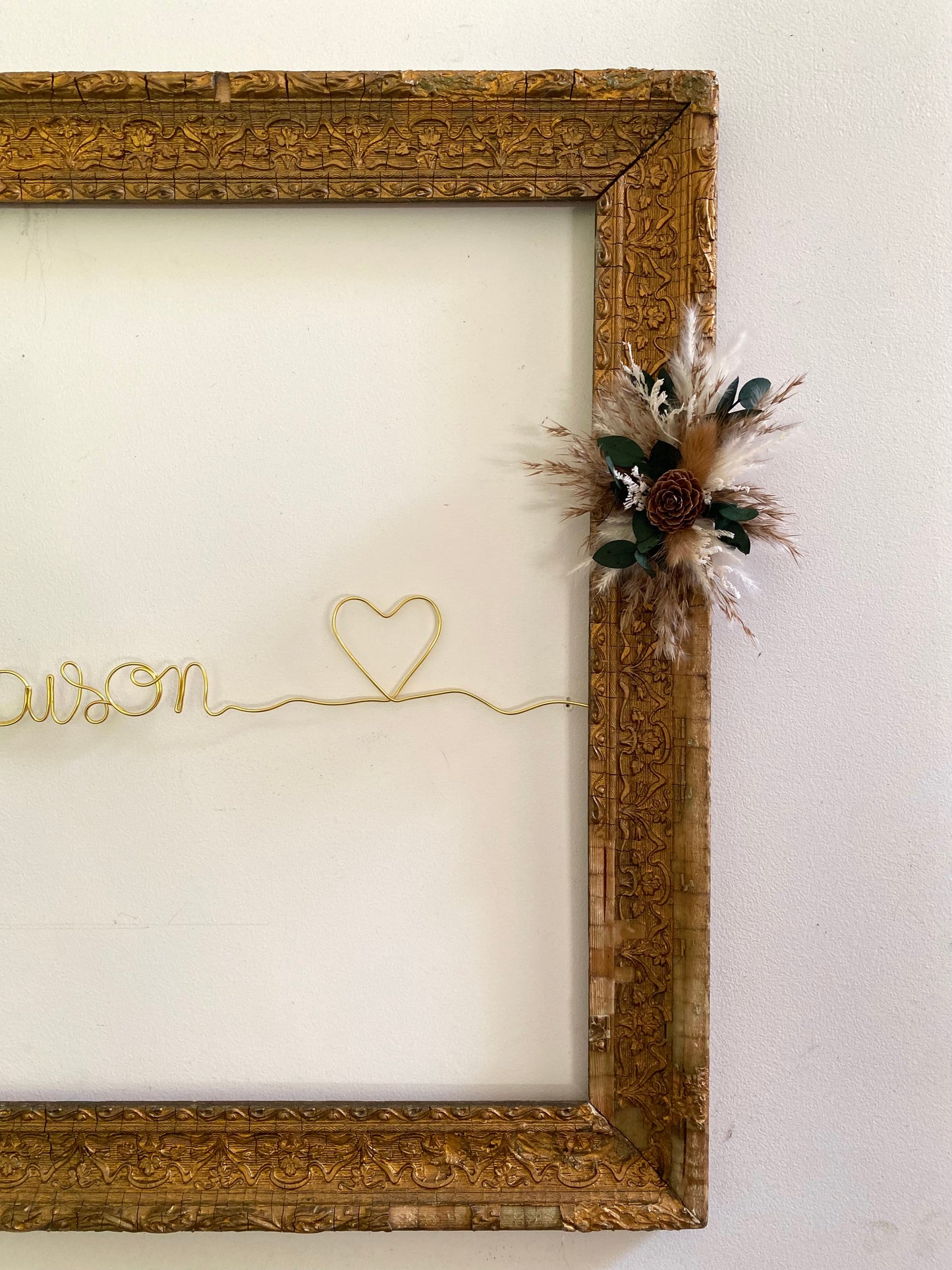 Cadre ancien décoratif  "La maison"