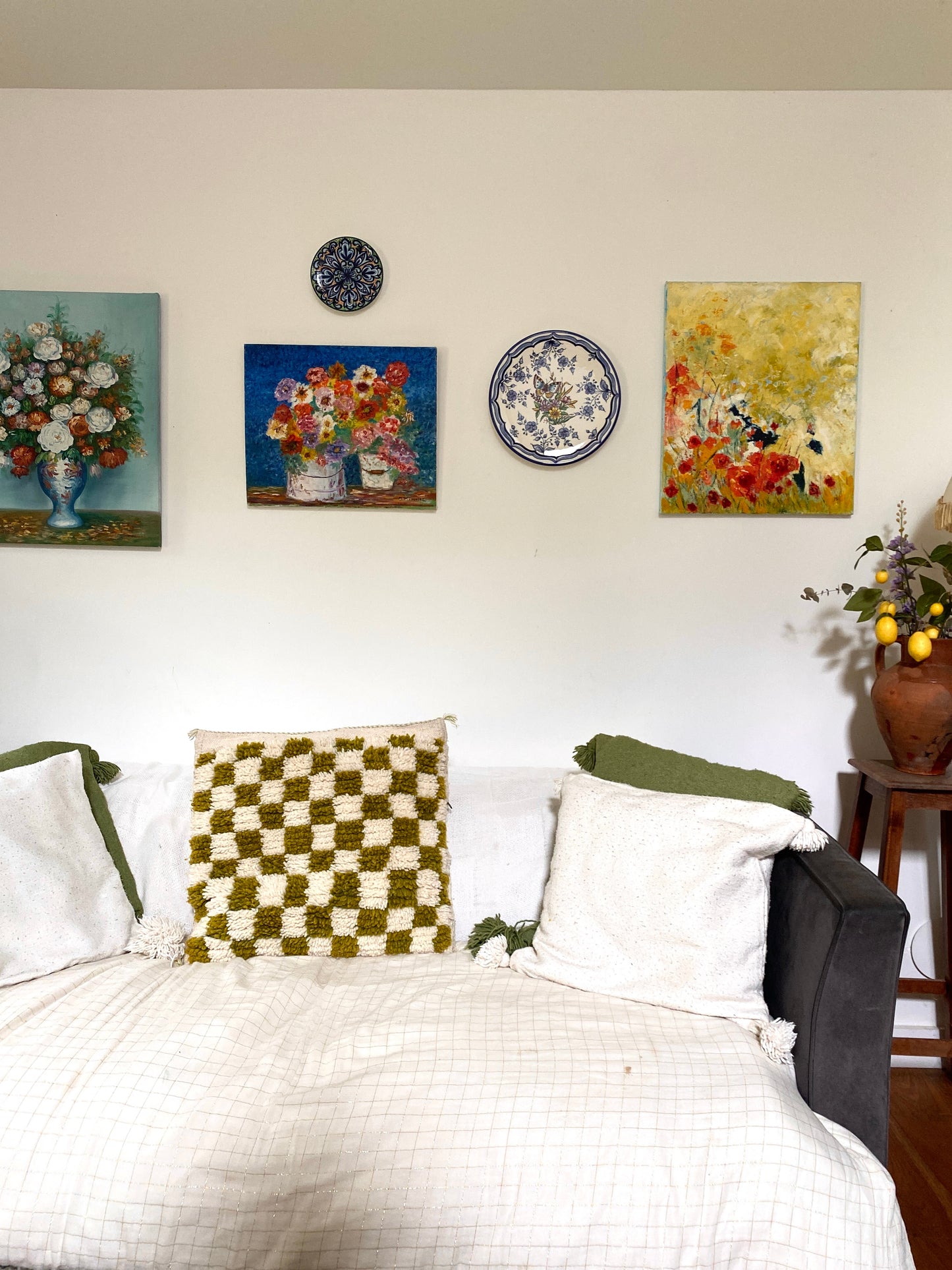 Huile sur toile vintage