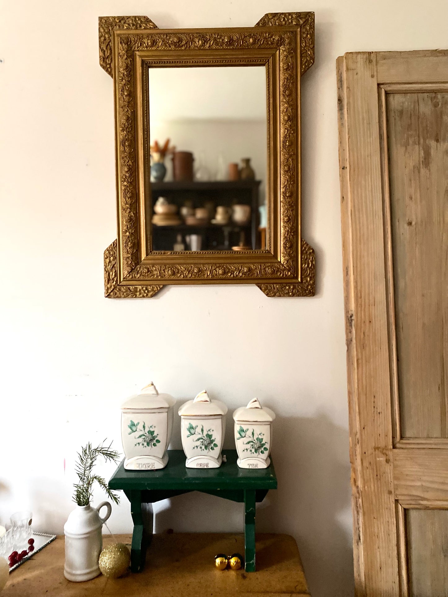 Miroir de style Louis XVI-Napoléon lll 1860-1870