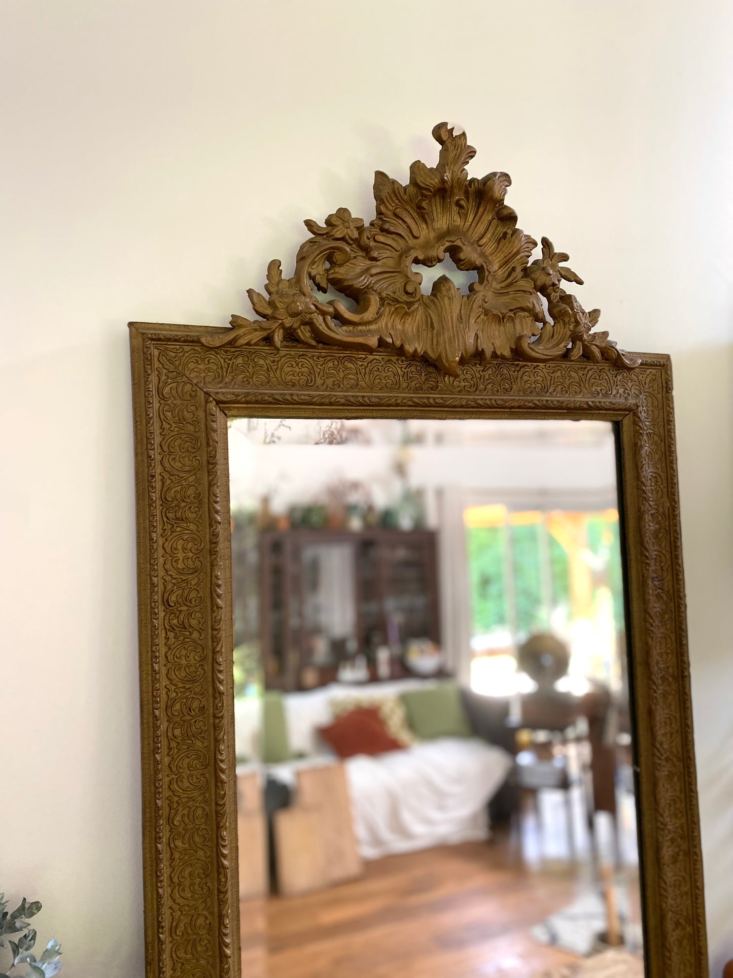Grand miroir ancien baroque
