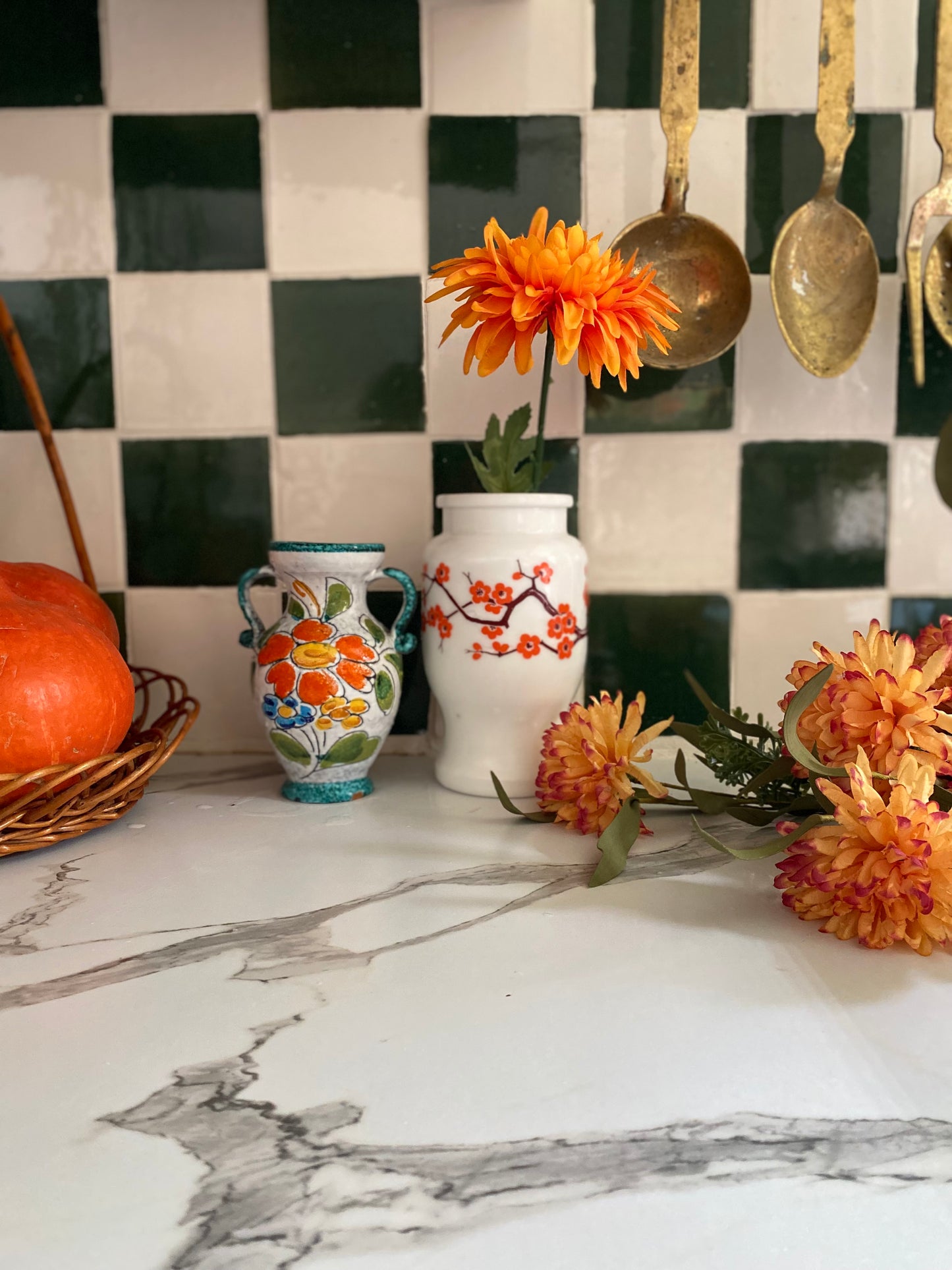 Vase en opaline vintage