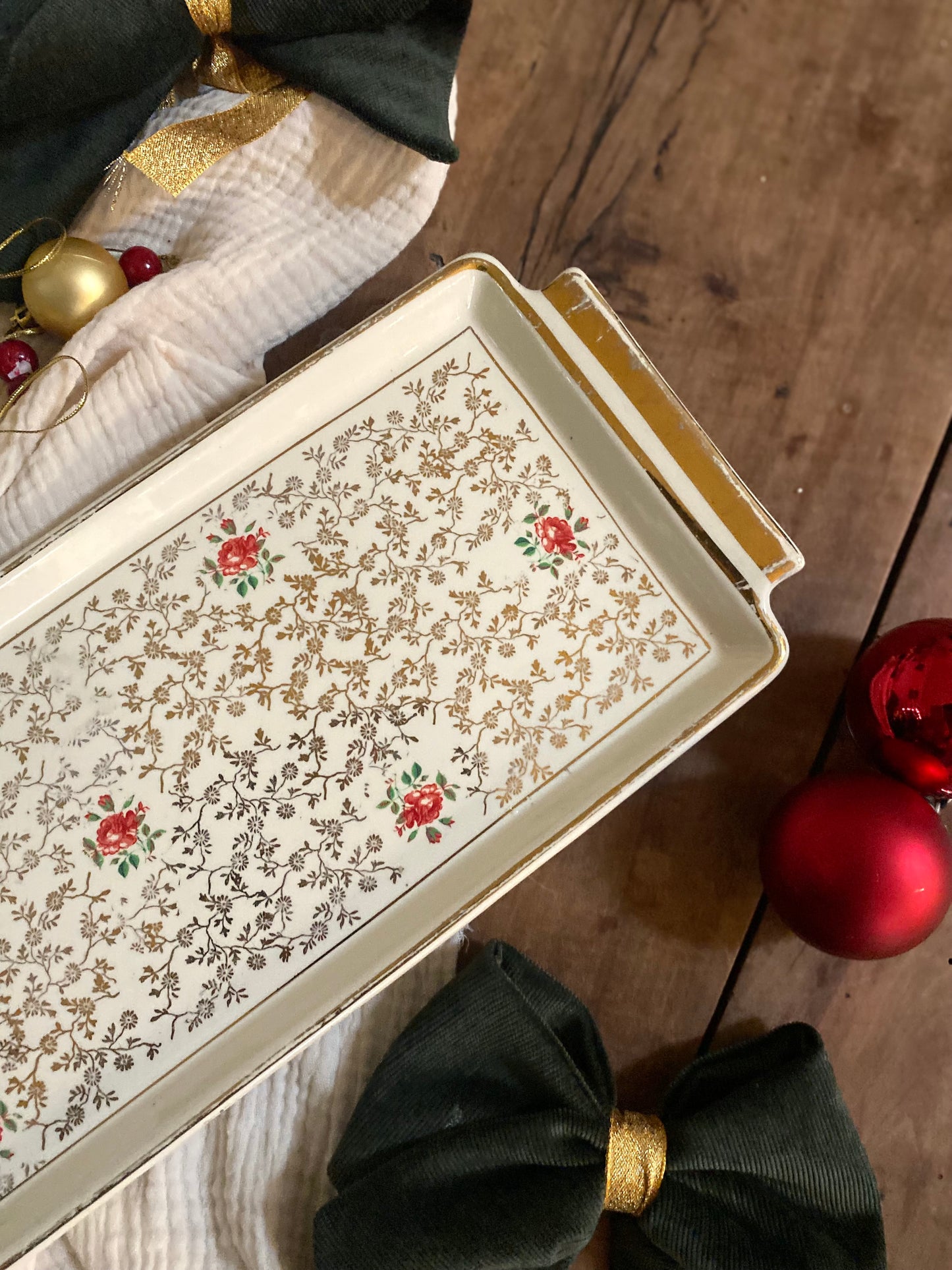 Plat de service en rectangulaire