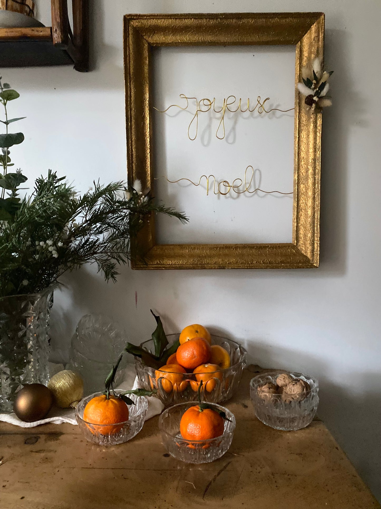 Cadre ancien décoré