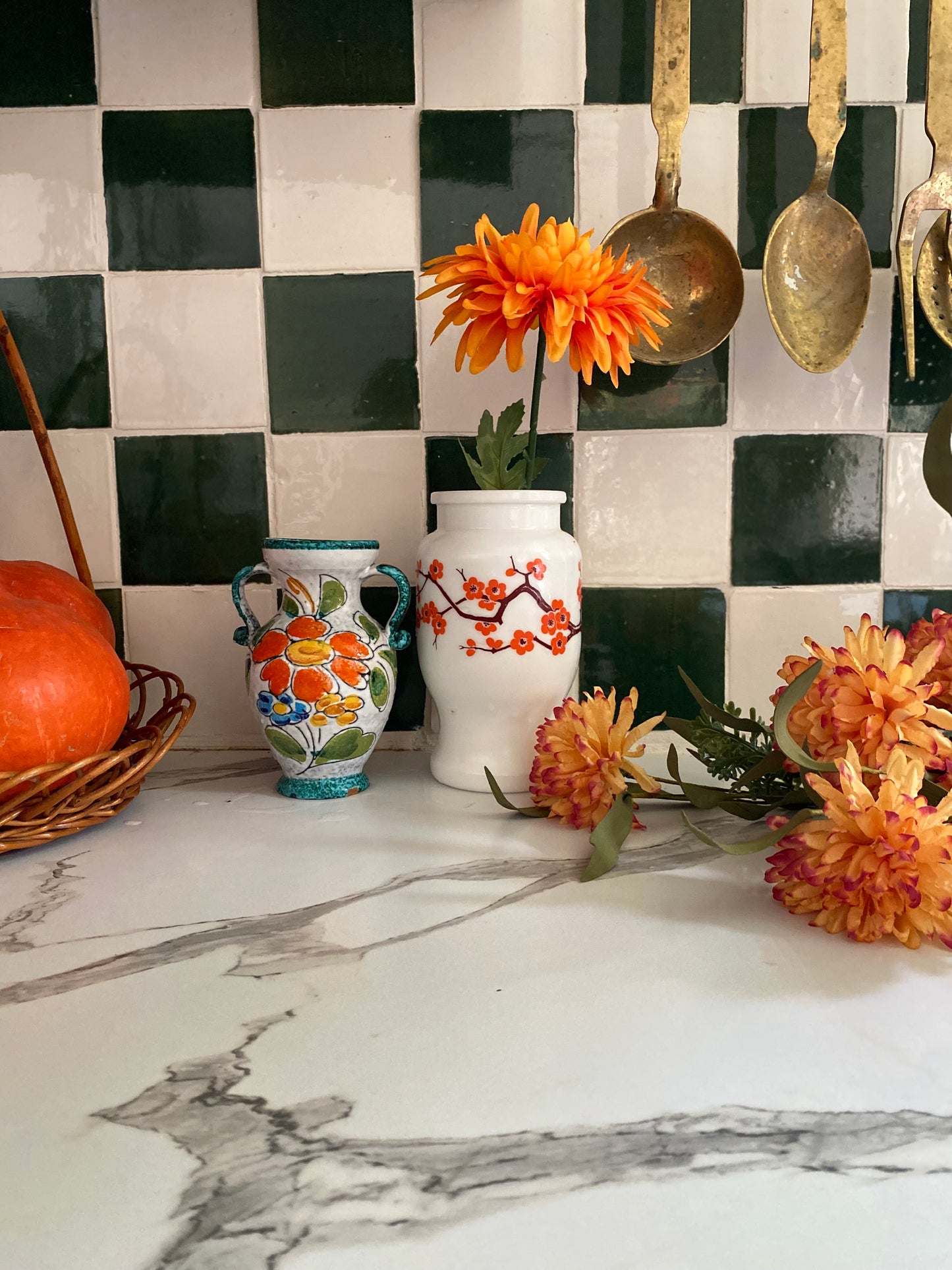 Vase en opaline vintage