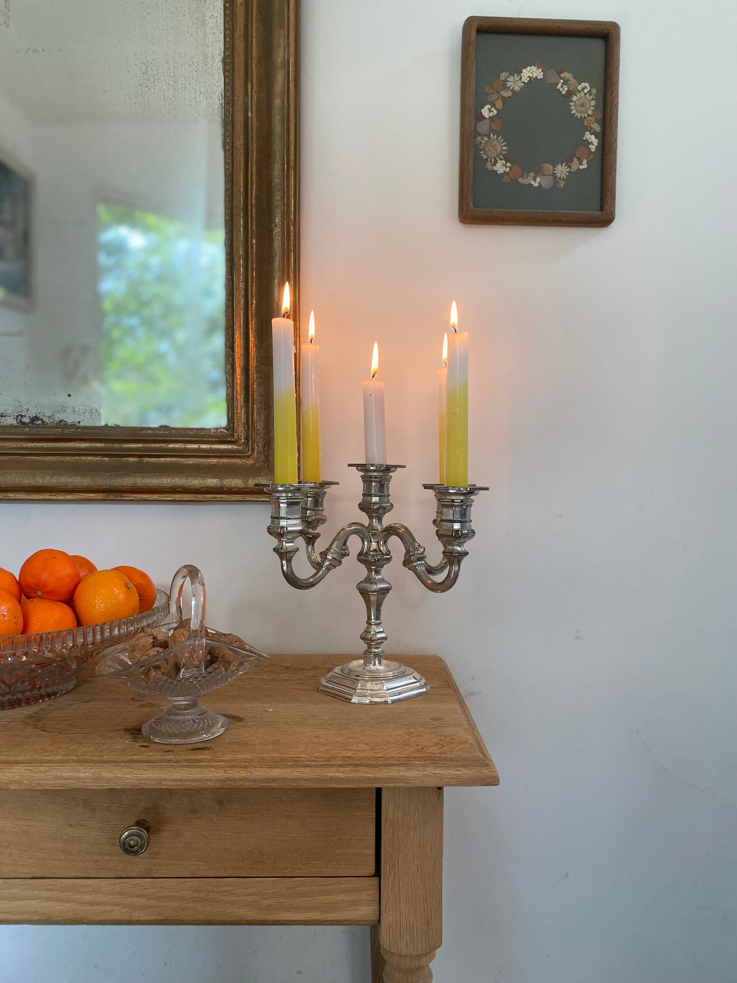 Candélabre ancien à cinq branches