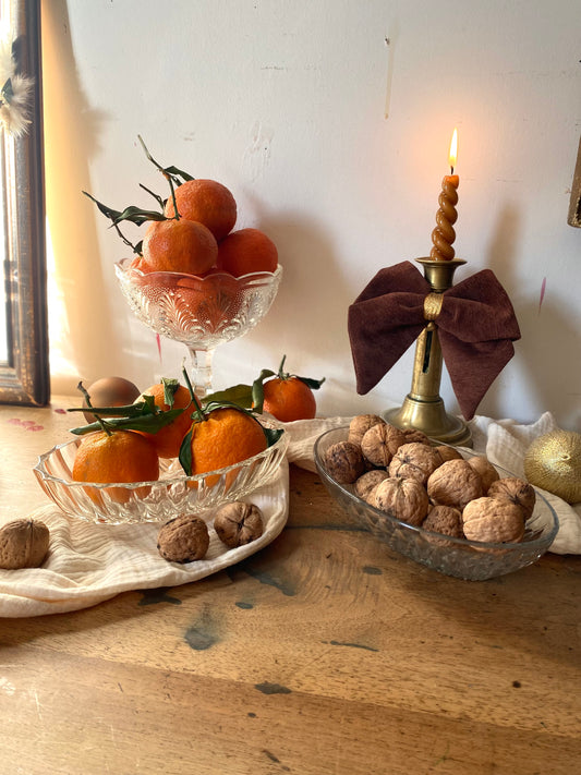 Duo de ravier en verre