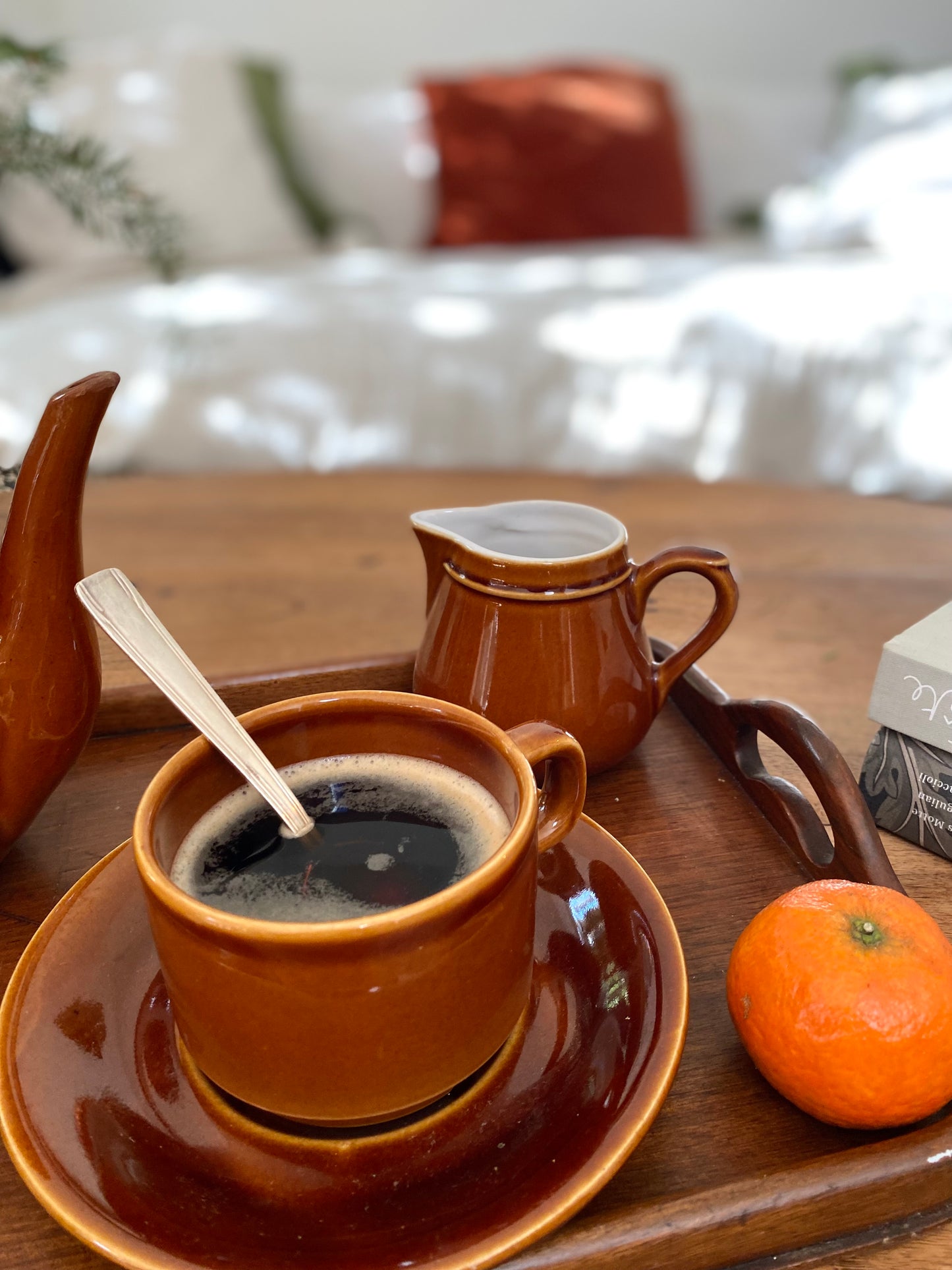 Service à thé en céramique vernissée