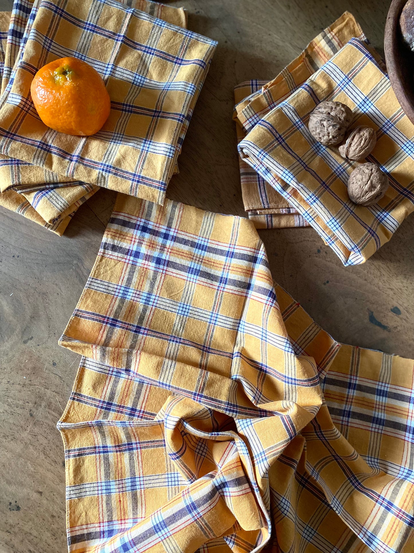 Serviettes de table vintage