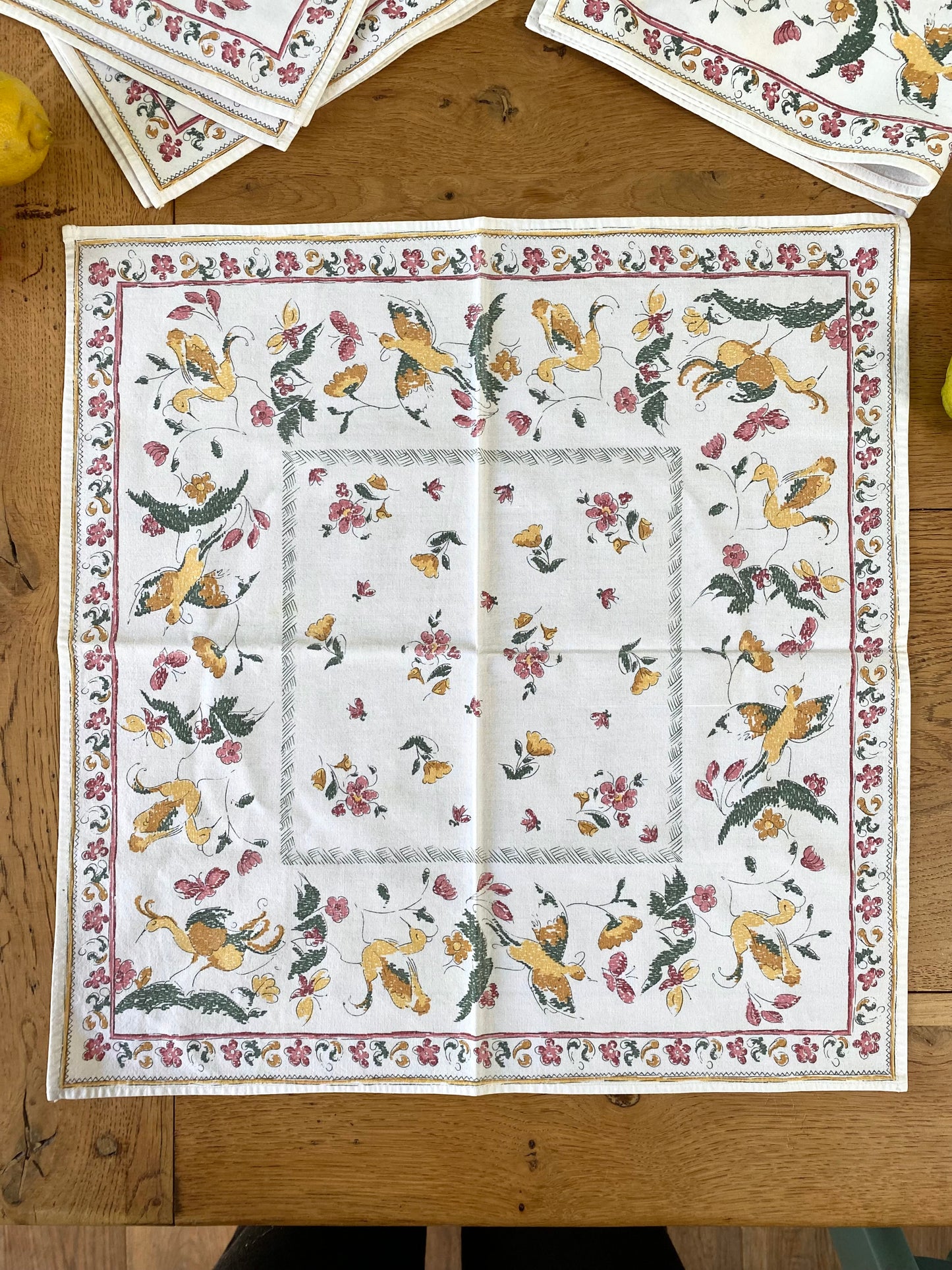 Serviettes de table en coton