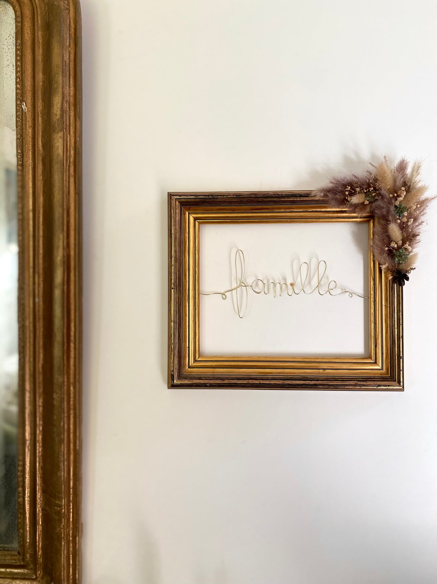 Cadre ancien décoré