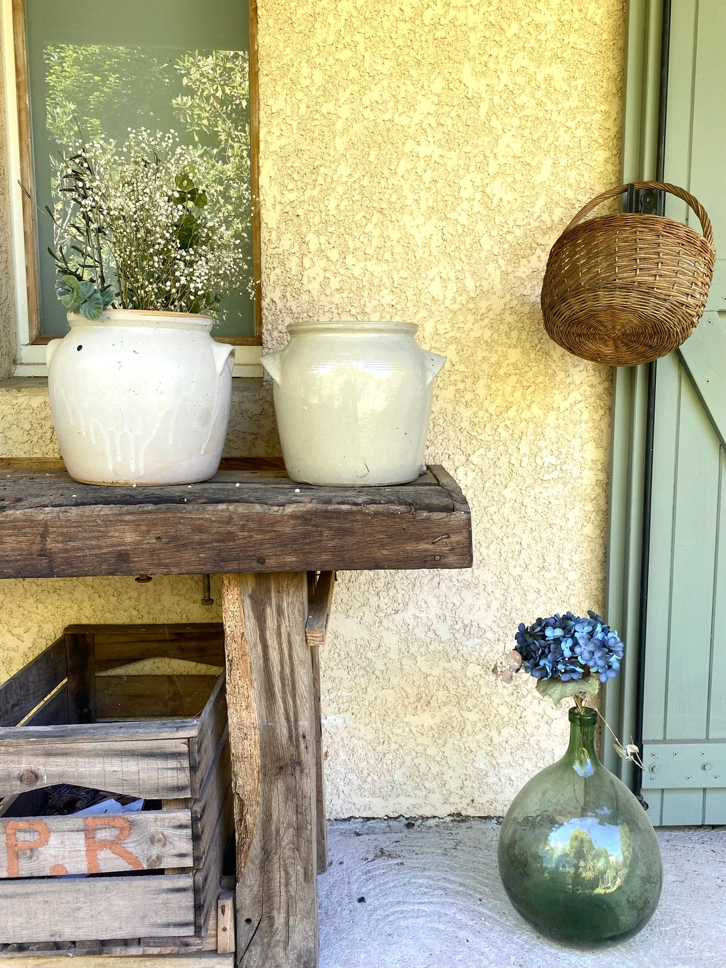 Ancien Grand Pot à Confit en Terre Cuite Vernissée – XIXe