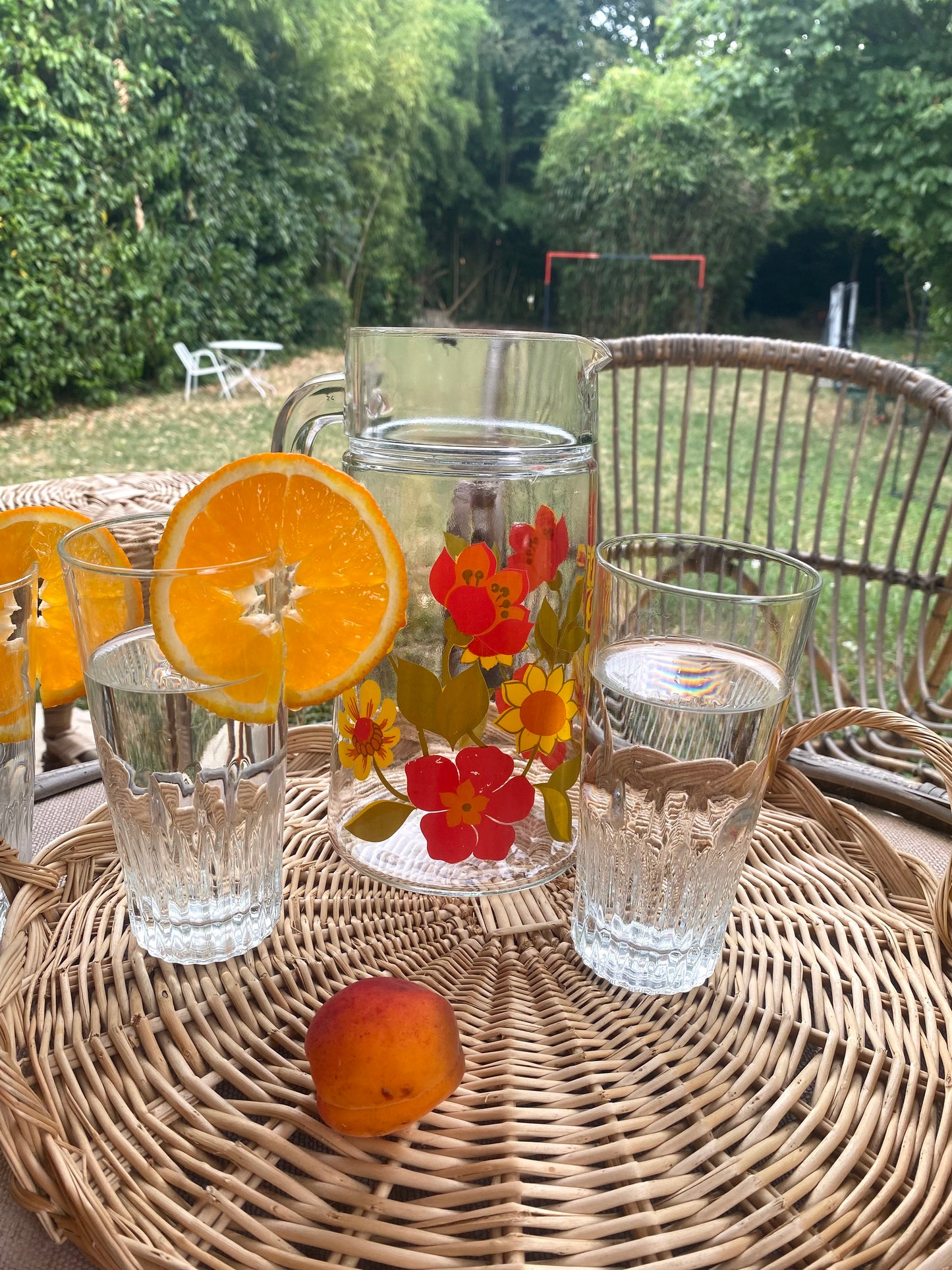 Service à orangeade 70’s