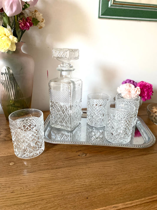 Service à liqueur vintage