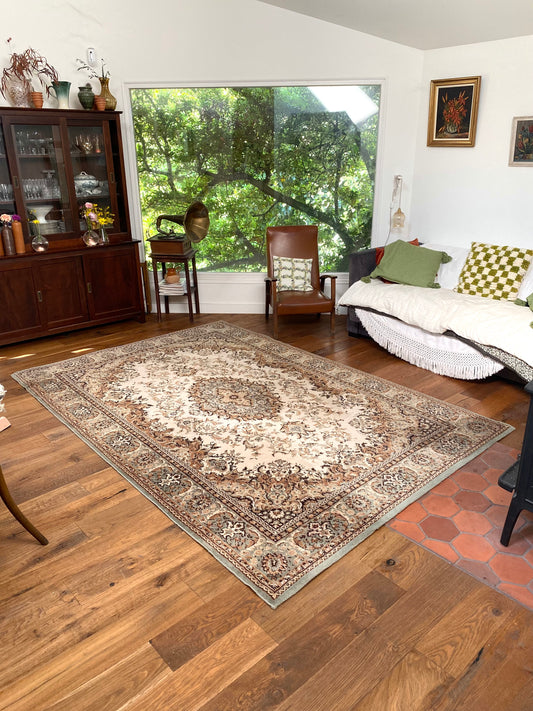 Tapis en laine ancien