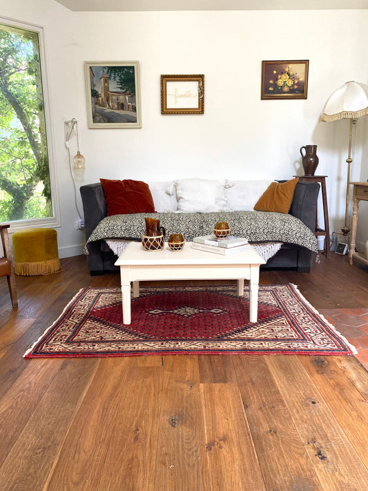 Tapis en laine ancien