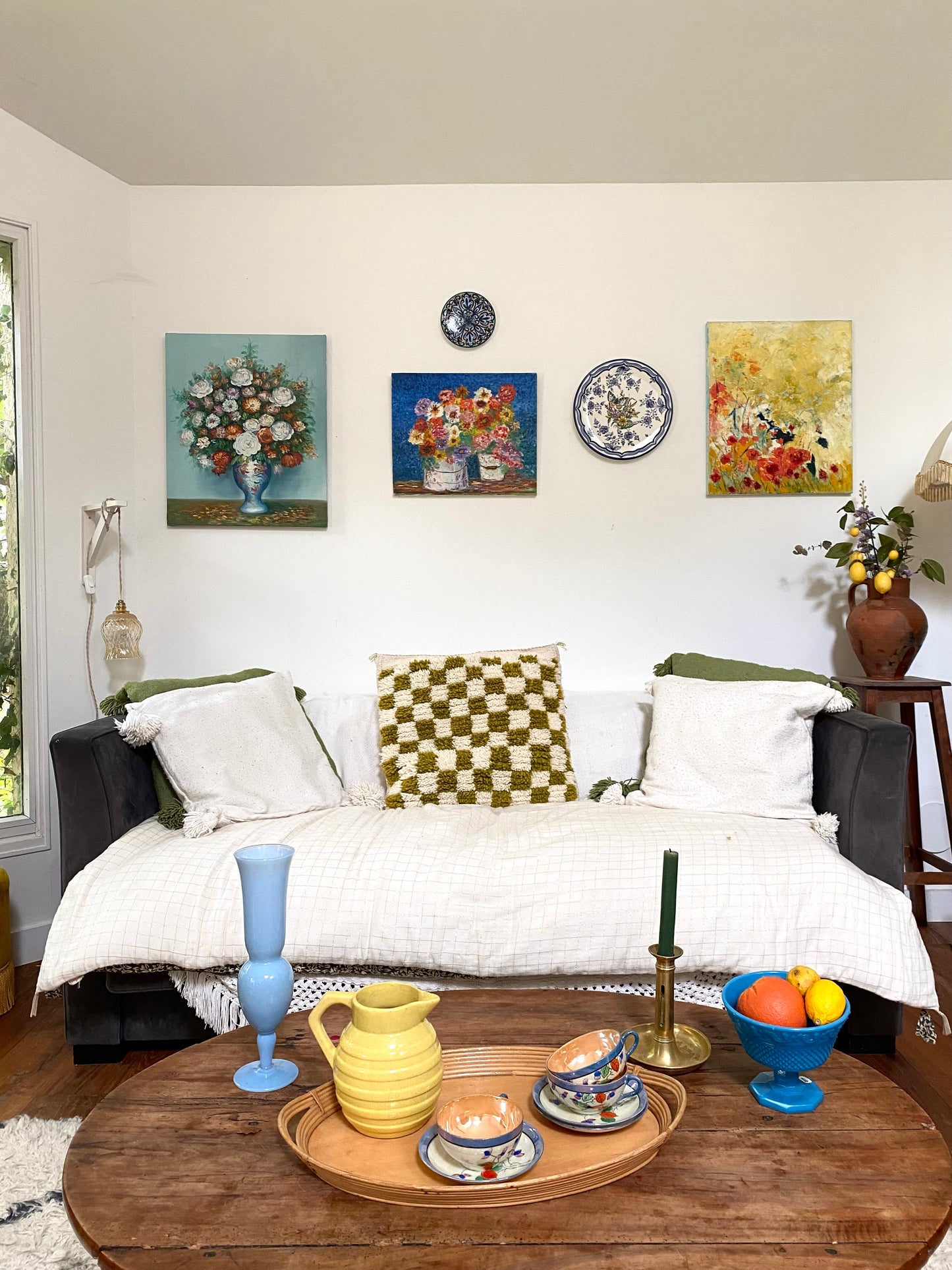 Huile sur toile vintage