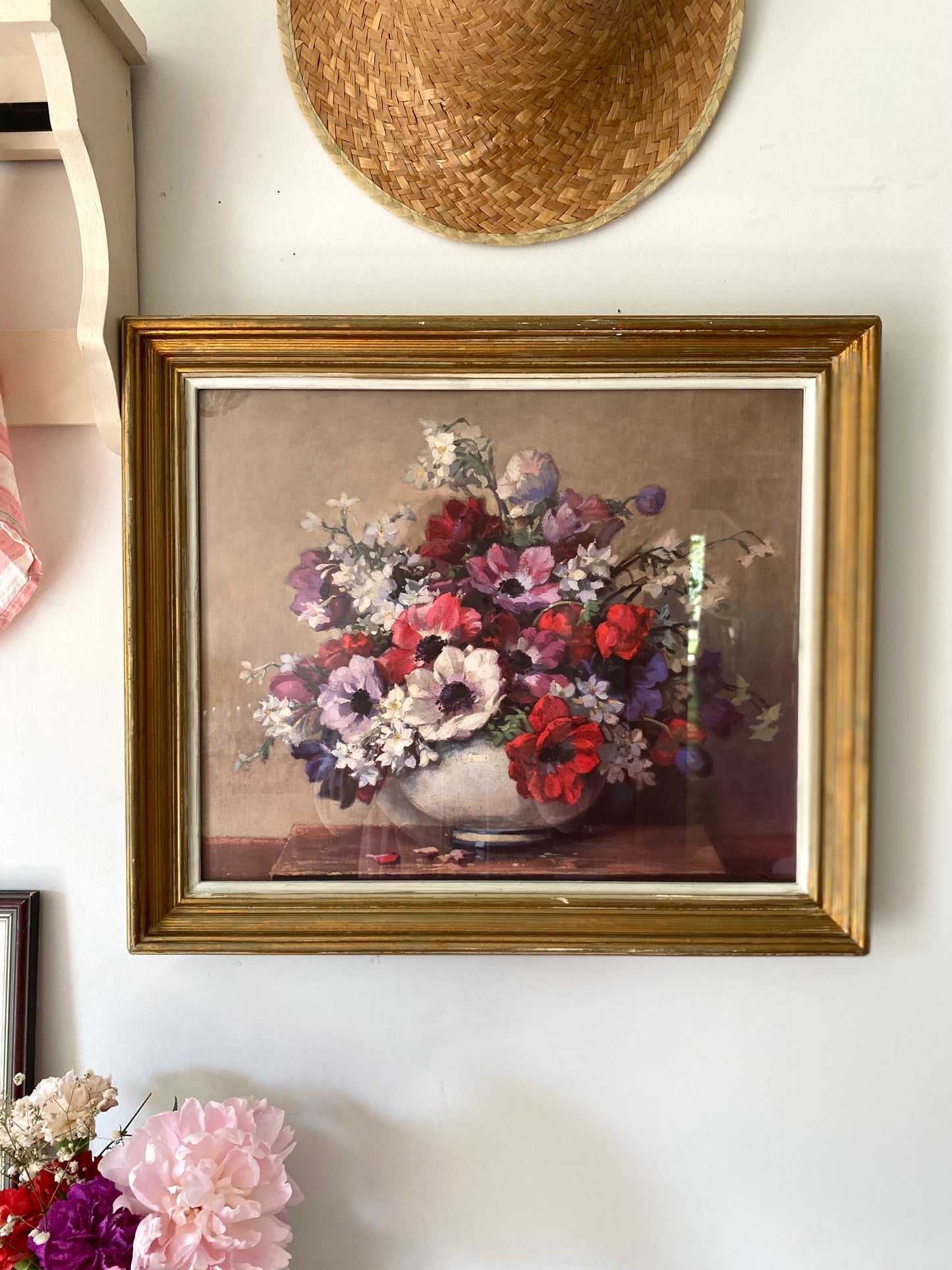 Huile sur toile ancienne encadrée