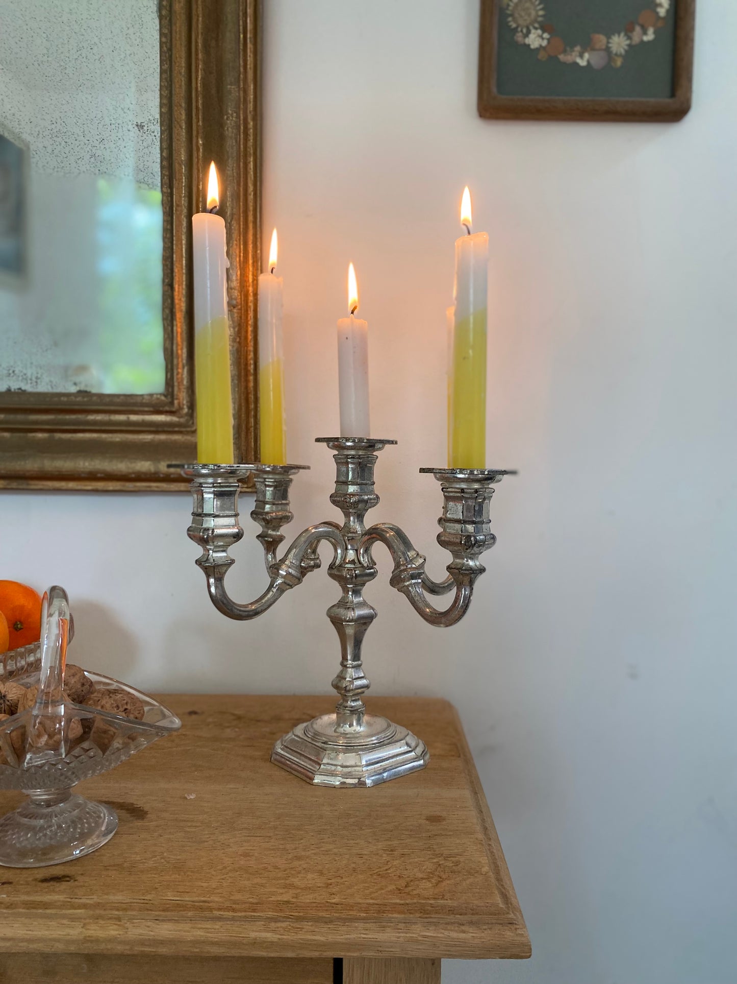 Candélabre ancien à cinq branches