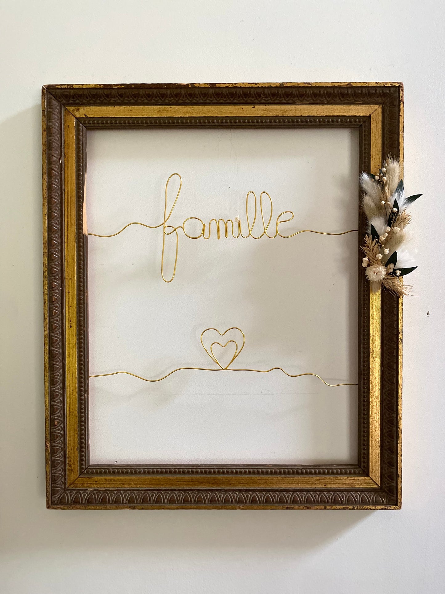 Cadre ancien decoré