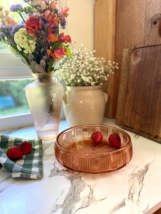 Coupe de présentation en Rosaline quadrillée 1960