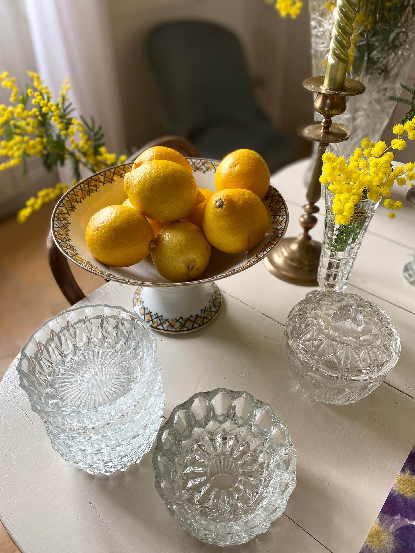 Ramequins en verre ancien