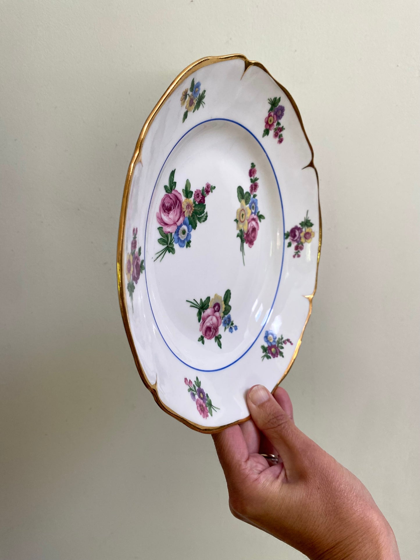 Assiettes creuses en Porcelaine de Foëcy - 1930