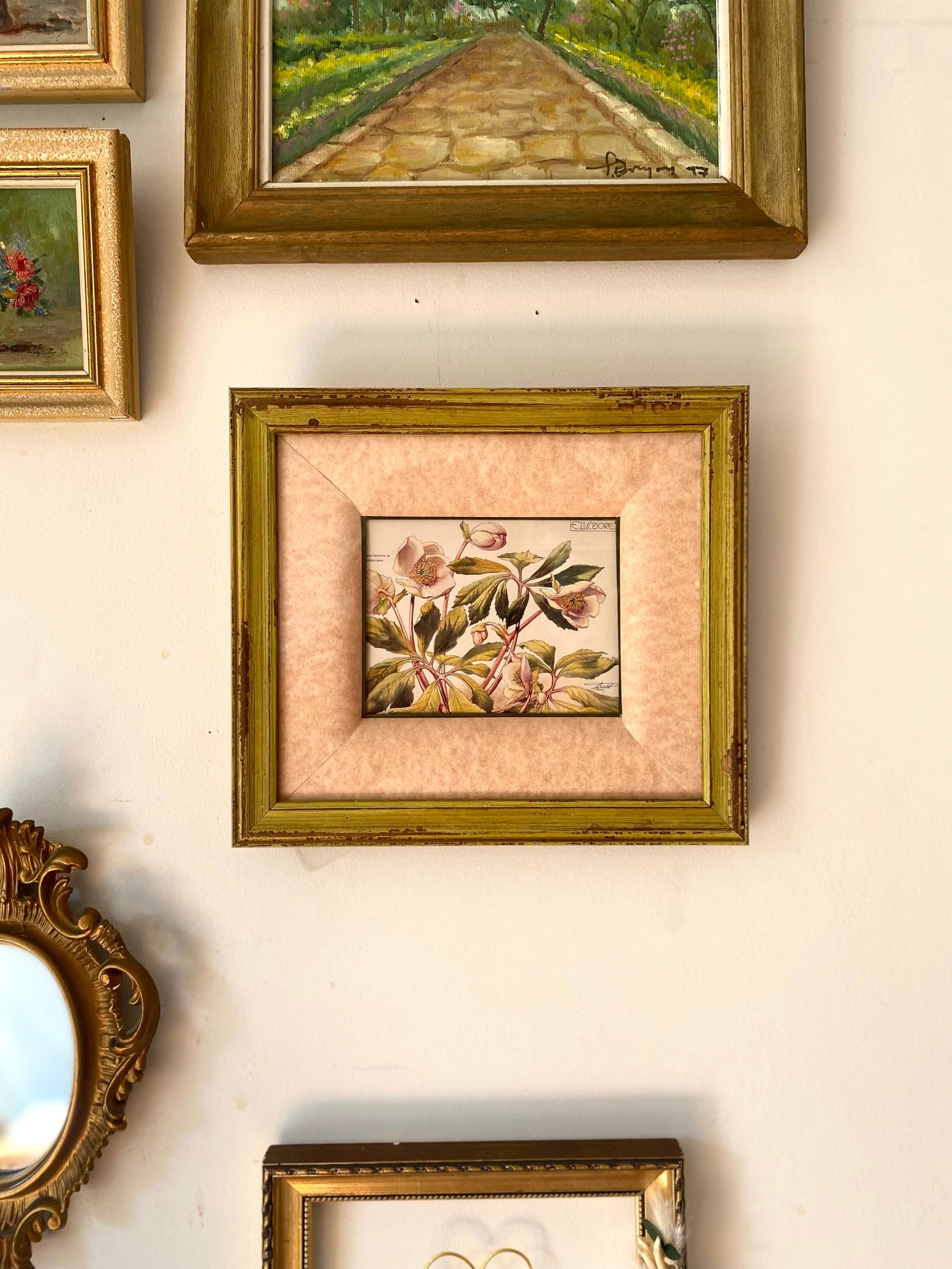 Trio de tableaux anciens