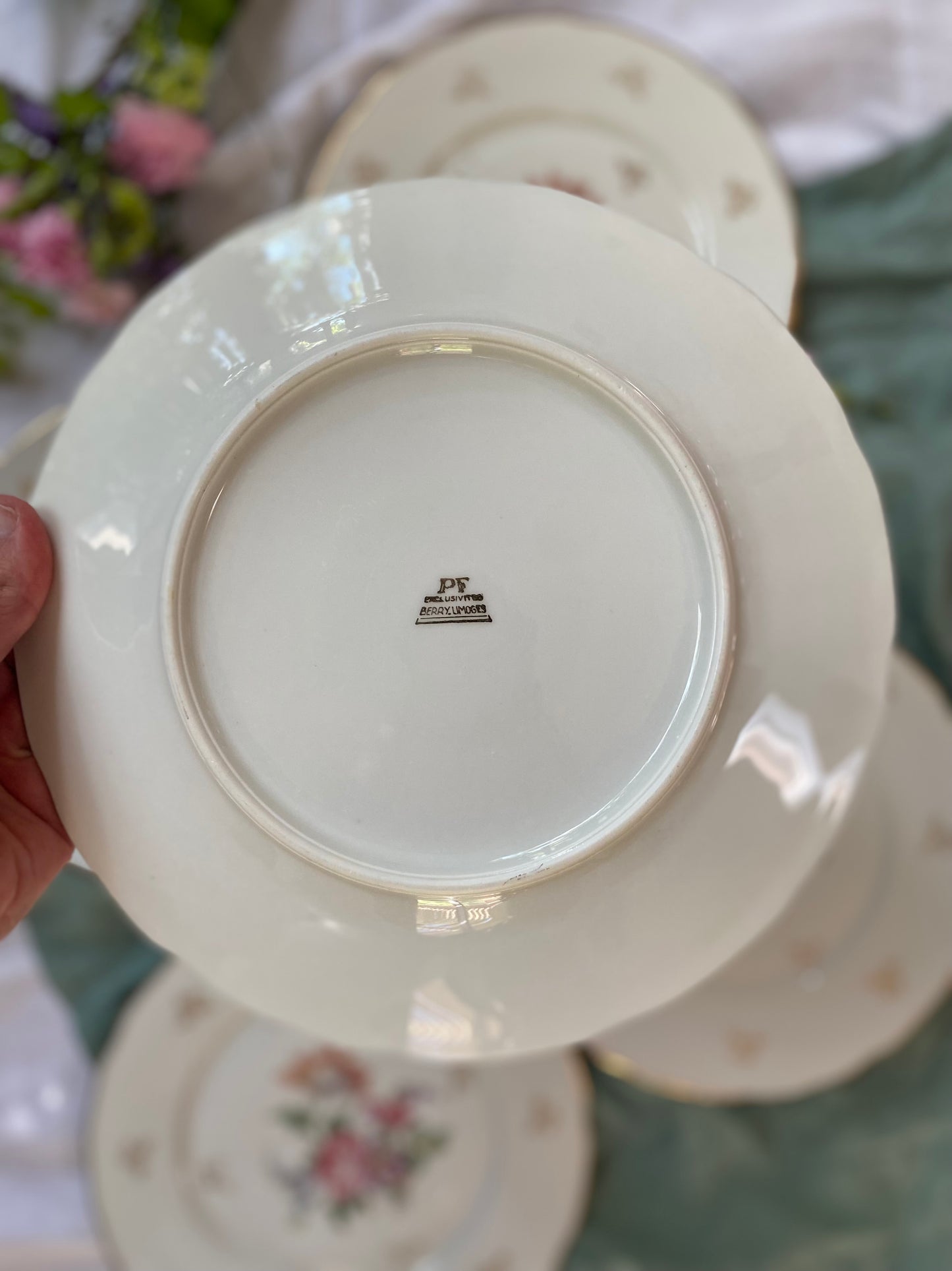 Assiettes en Porcelaine de Limoges – Maison Berry